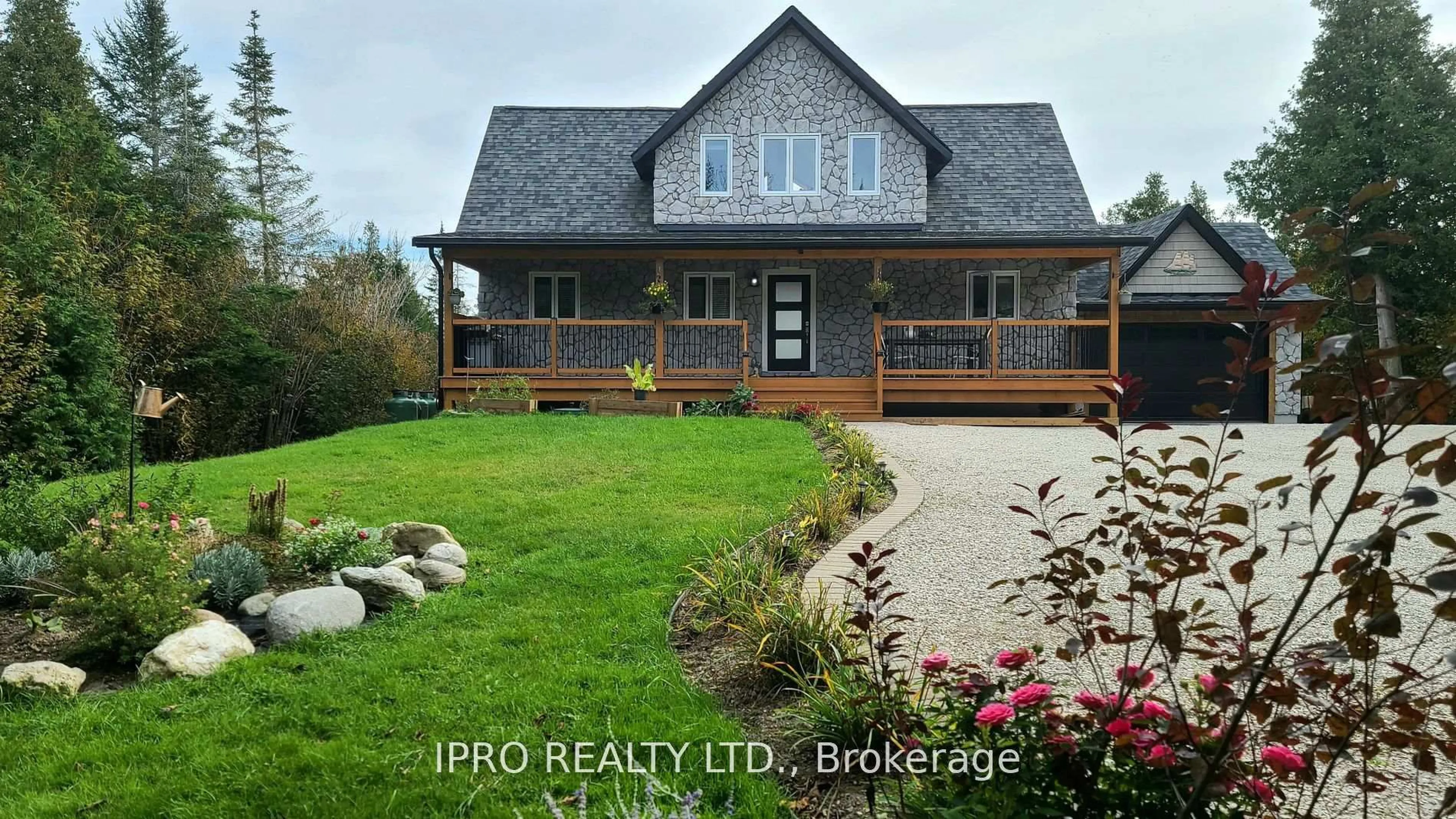 A pic from outside/outdoor area/front of a property/back of a property/a pic from drone, water/lake/river/ocean view for 162 Greenough Point Rd, Northern Bruce Peninsula Ontario N0H 2M0