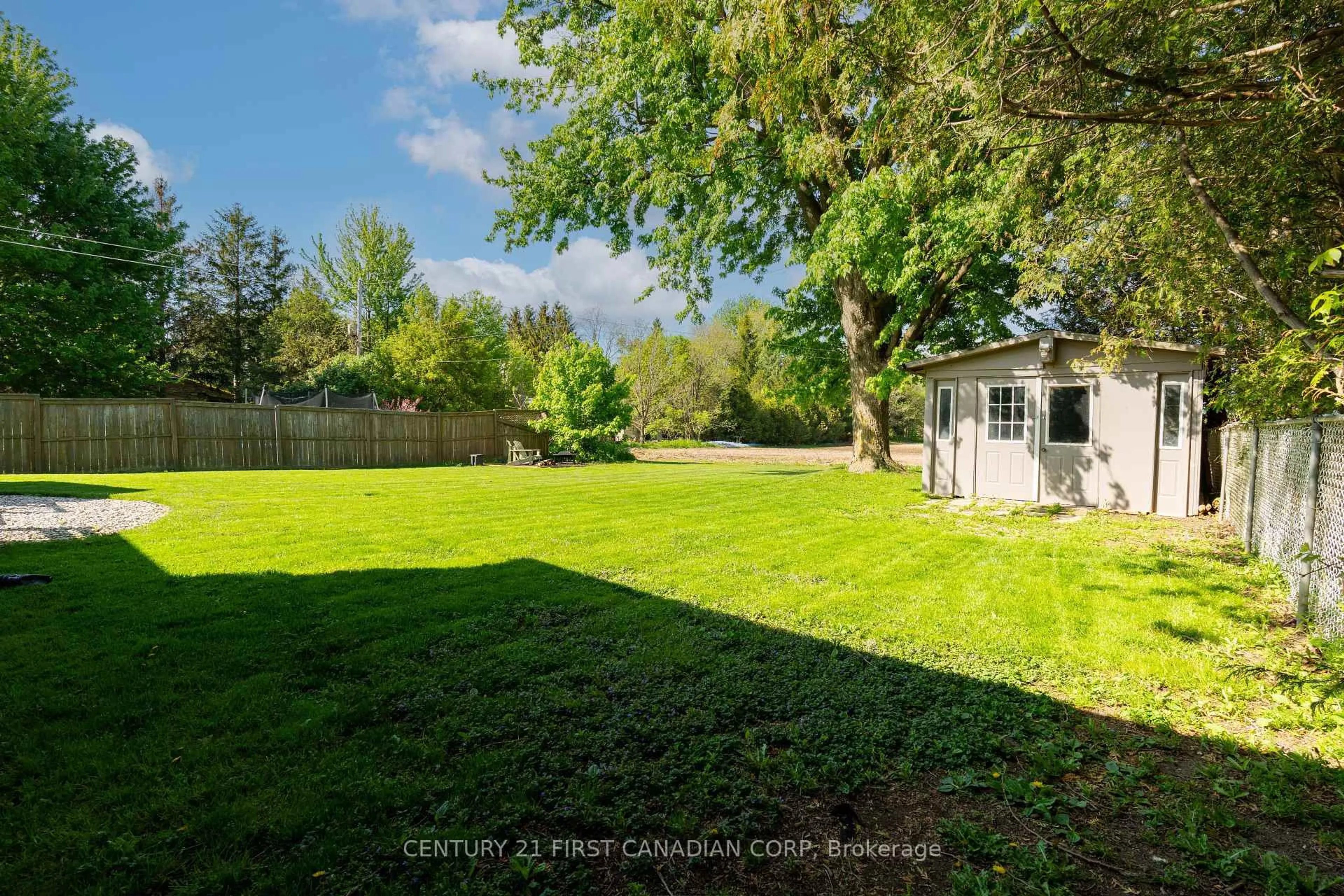 A pic from outside/outdoor area/front of a property/back of a property/a pic from drone, water/lake/river/ocean view for 22971 Highbury Ave, Middlesex Centre Ontario N0M 2A0