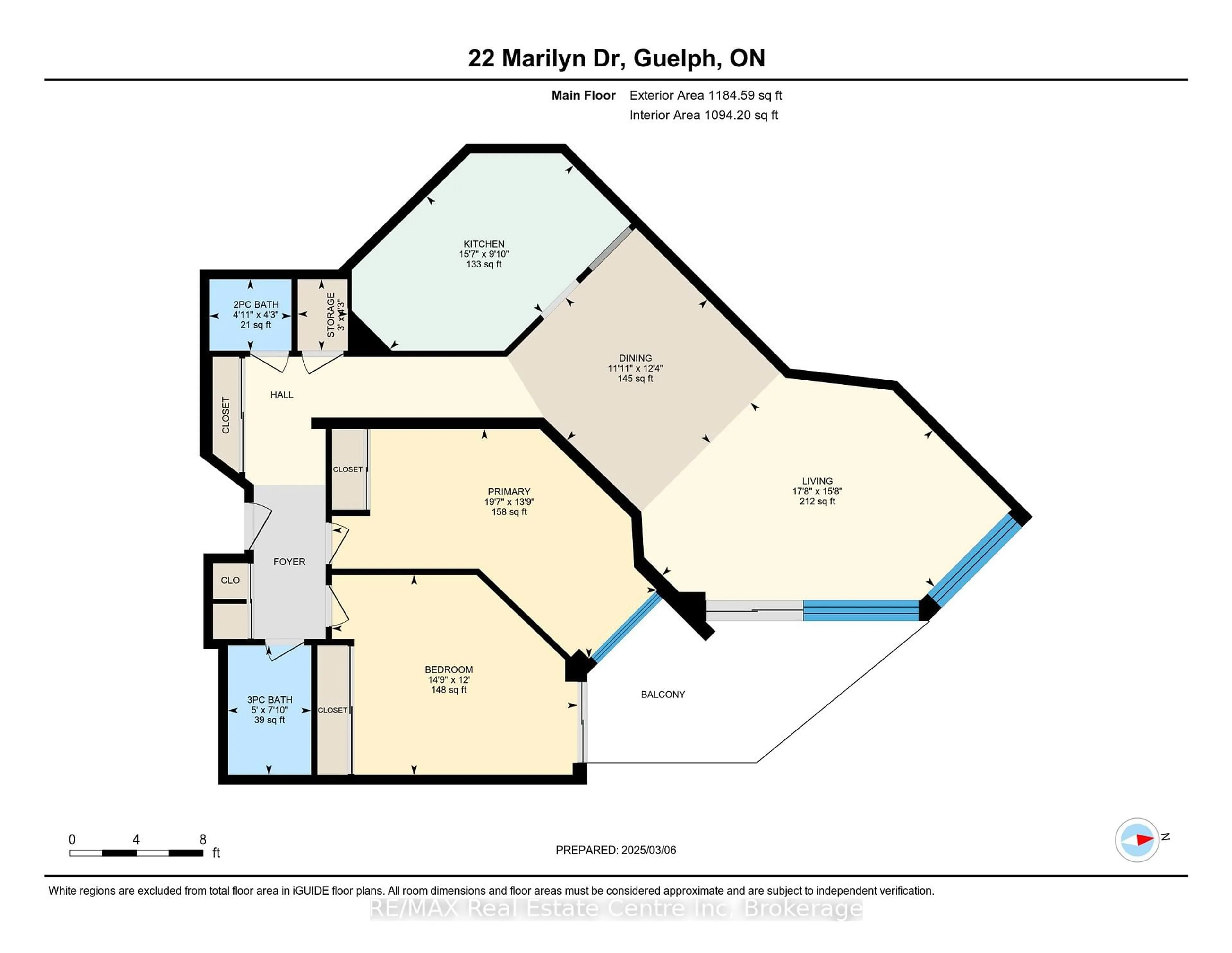 Floor plan for 22 Marilyn Dr #802, Guelph Ontario N1H 7T1