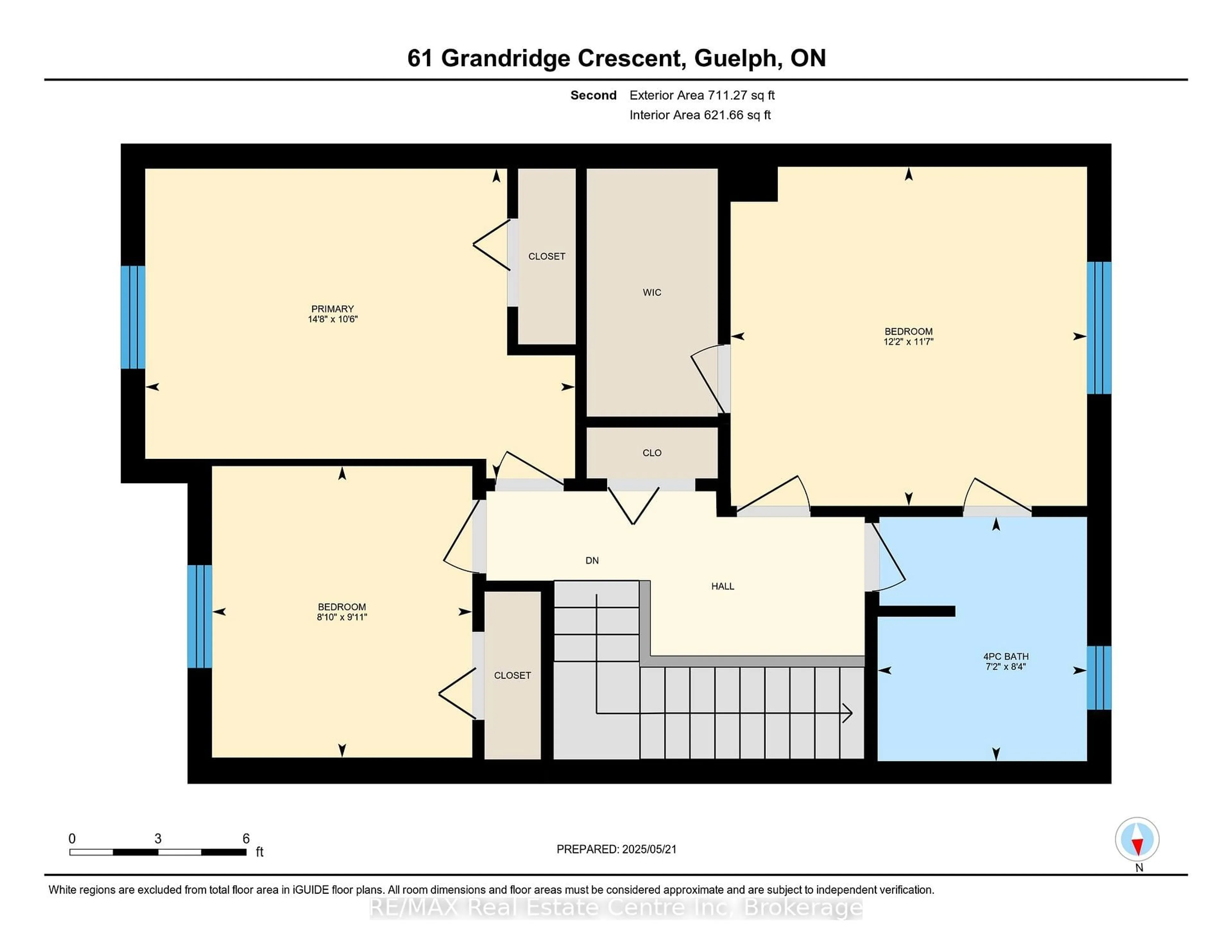 Floor plan for 61 Grandridge Cres, Guelph Ontario N1H 8G2