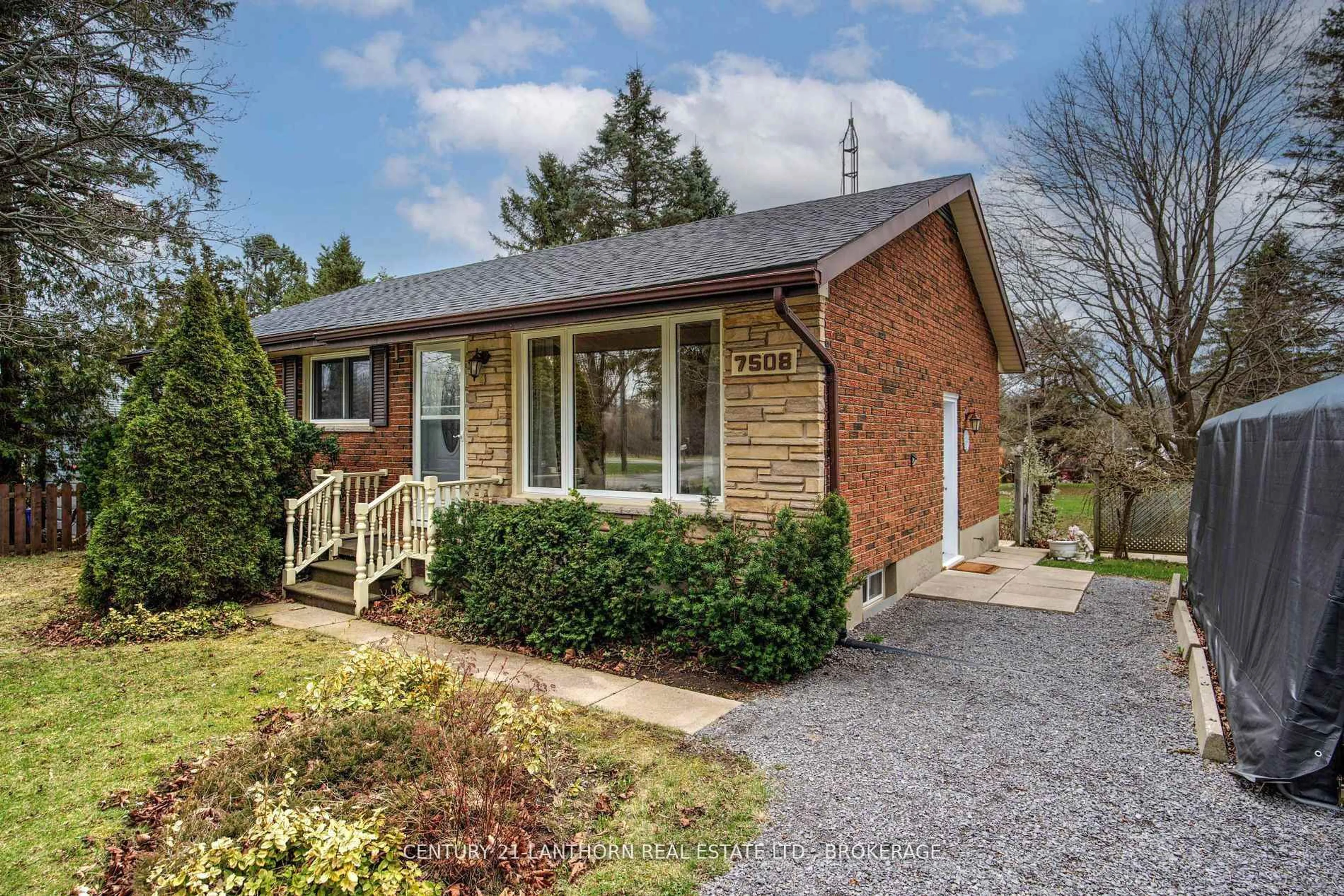 Home with brick exterior material, street for 7508 County Road 2 Rd, Napanee Ontario K7R 3K6