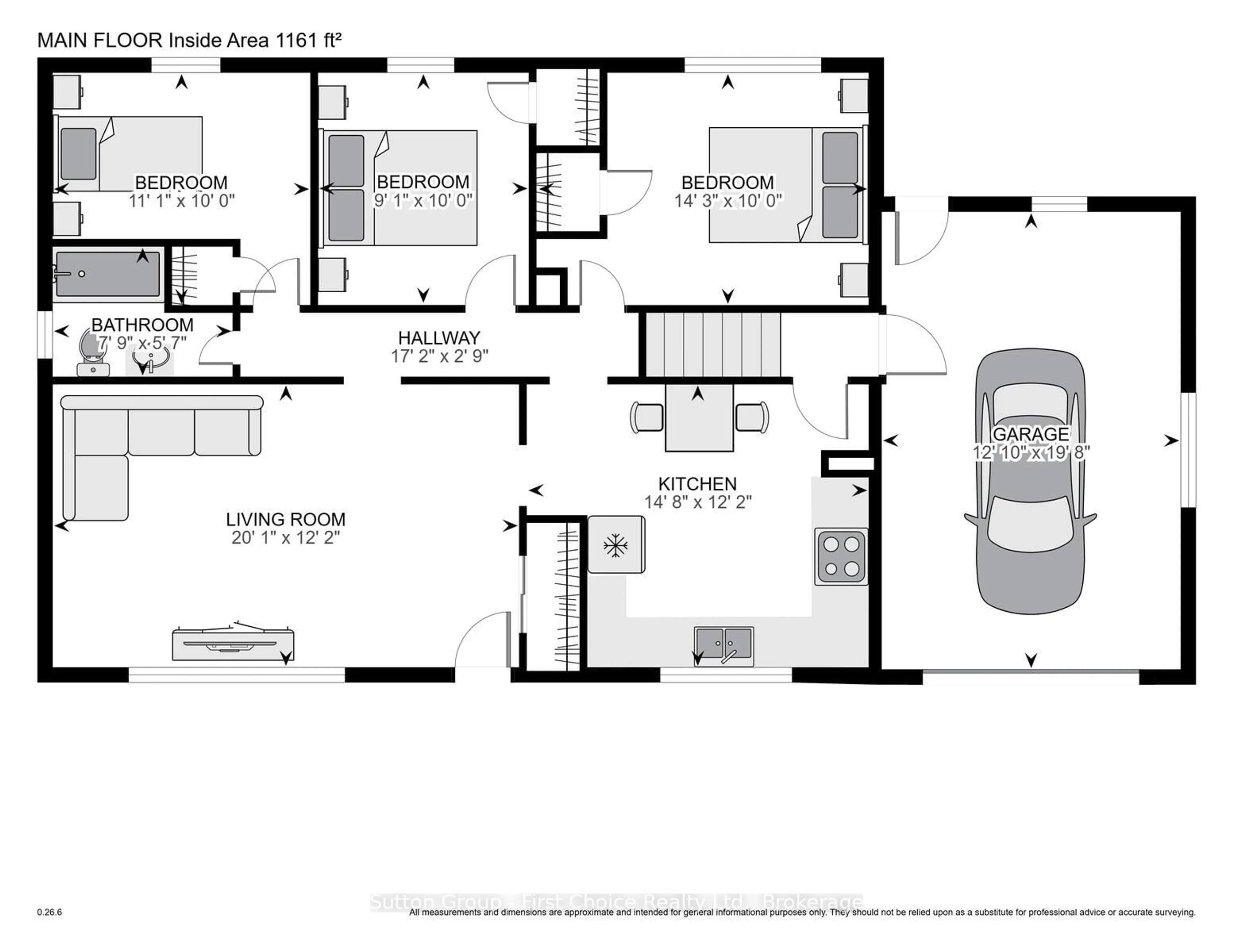 Floor plan for 7 St Mary's St, Perth East Ontario N0K 1M0