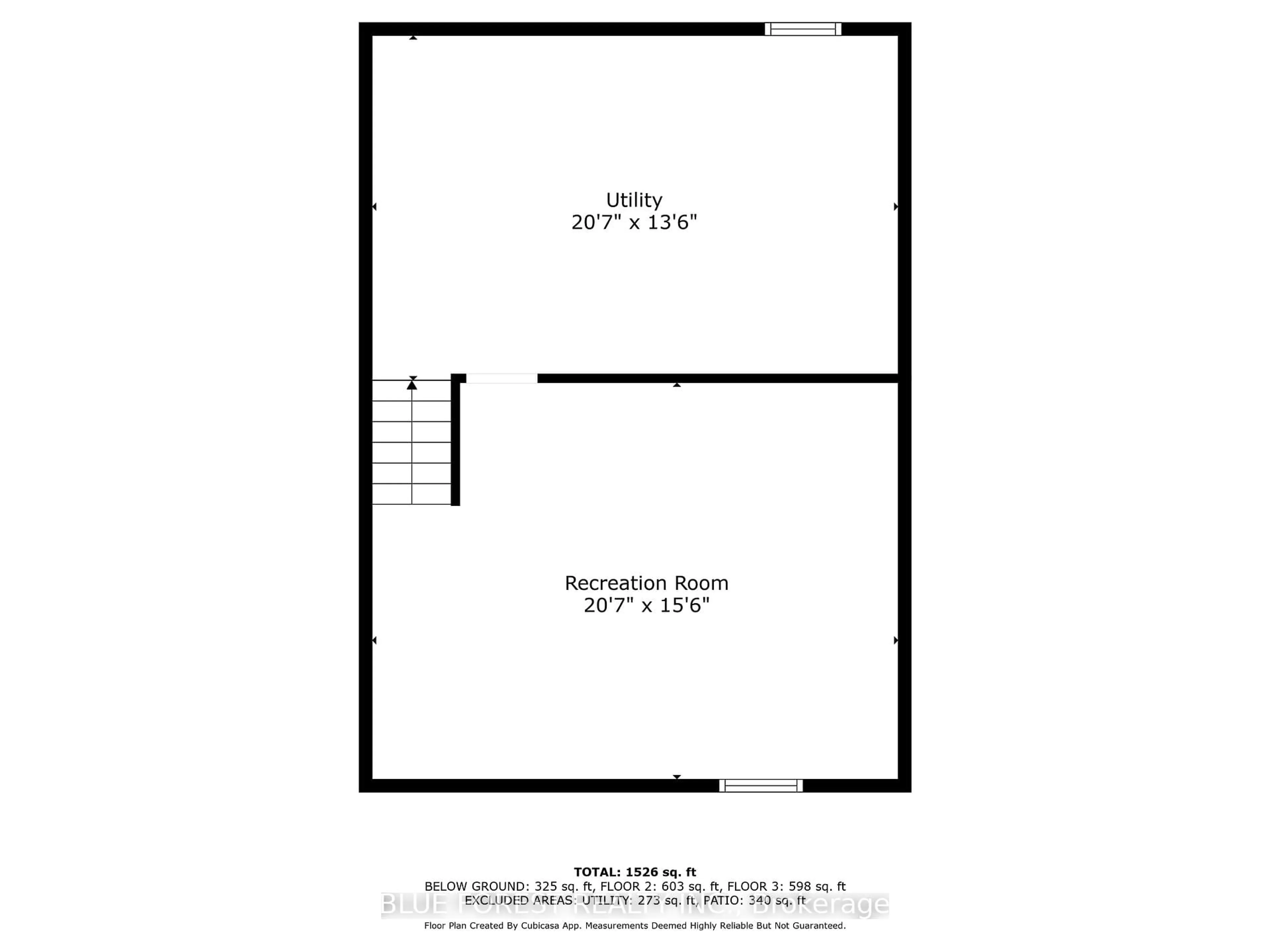 Floor plan for 274 Homestead Cres #100, London North Ontario N6G 2E5