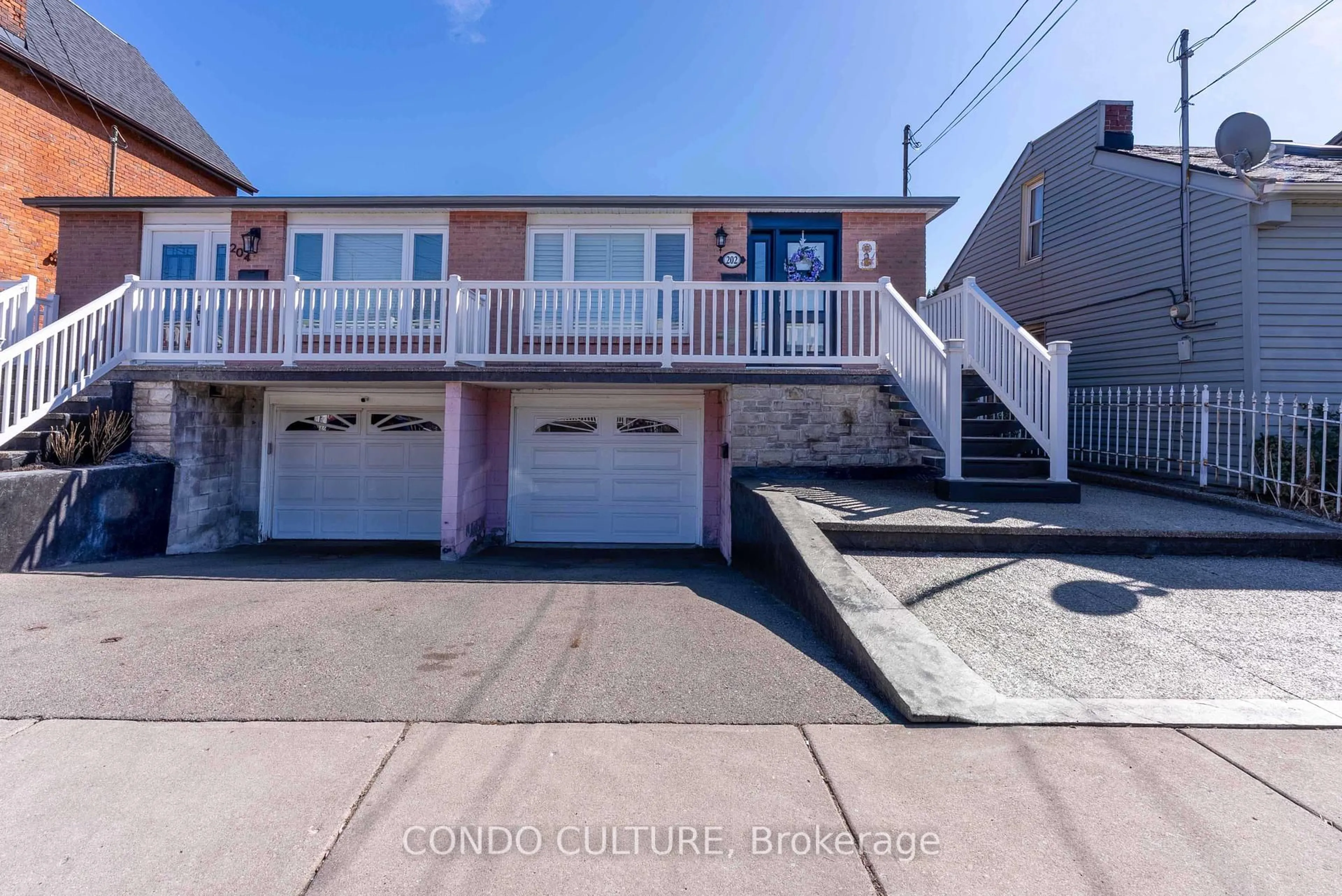 A pic from outside/outdoor area/front of a property/back of a property/a pic from drone, street for 202 Ray St, Hamilton Ontario L8R 2Y2