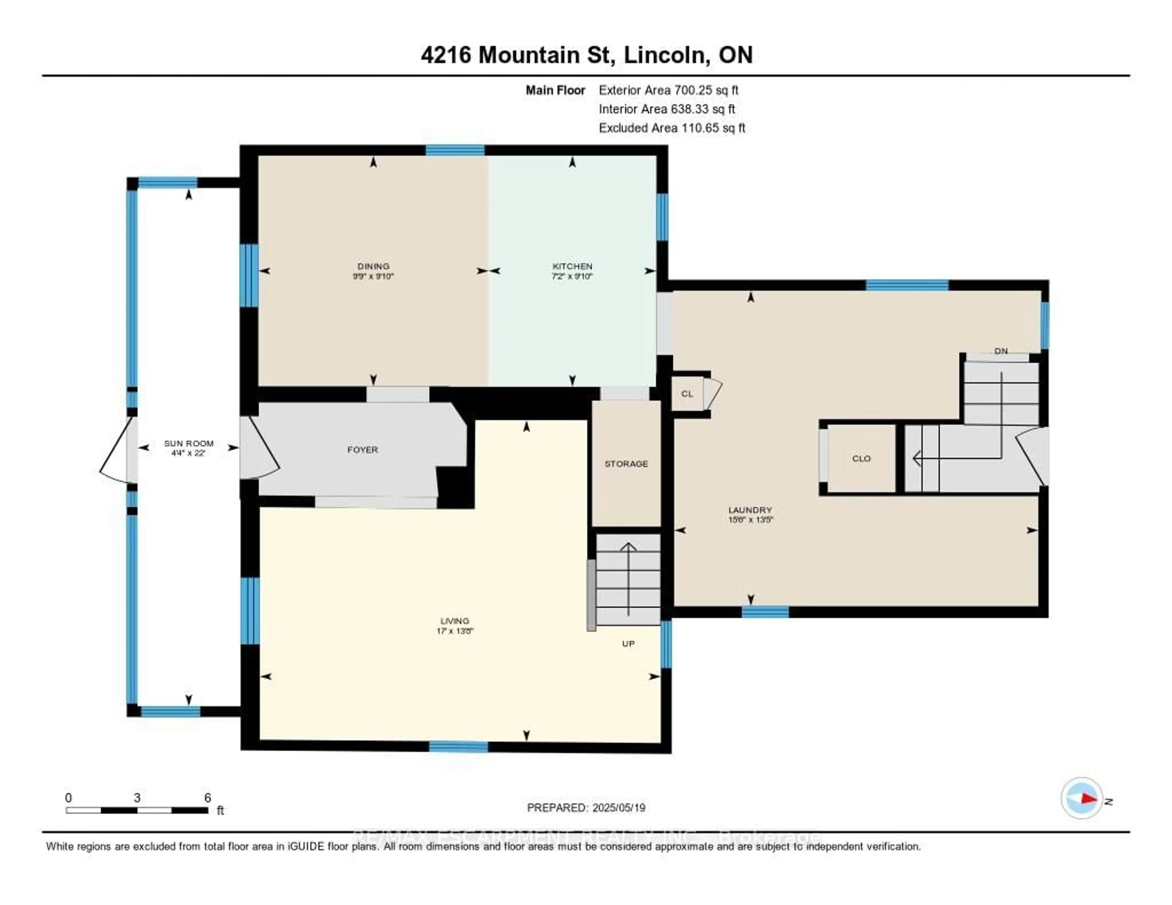 Floor plan for 4216 Mountain St, Lincoln Ontario L0R 1B0