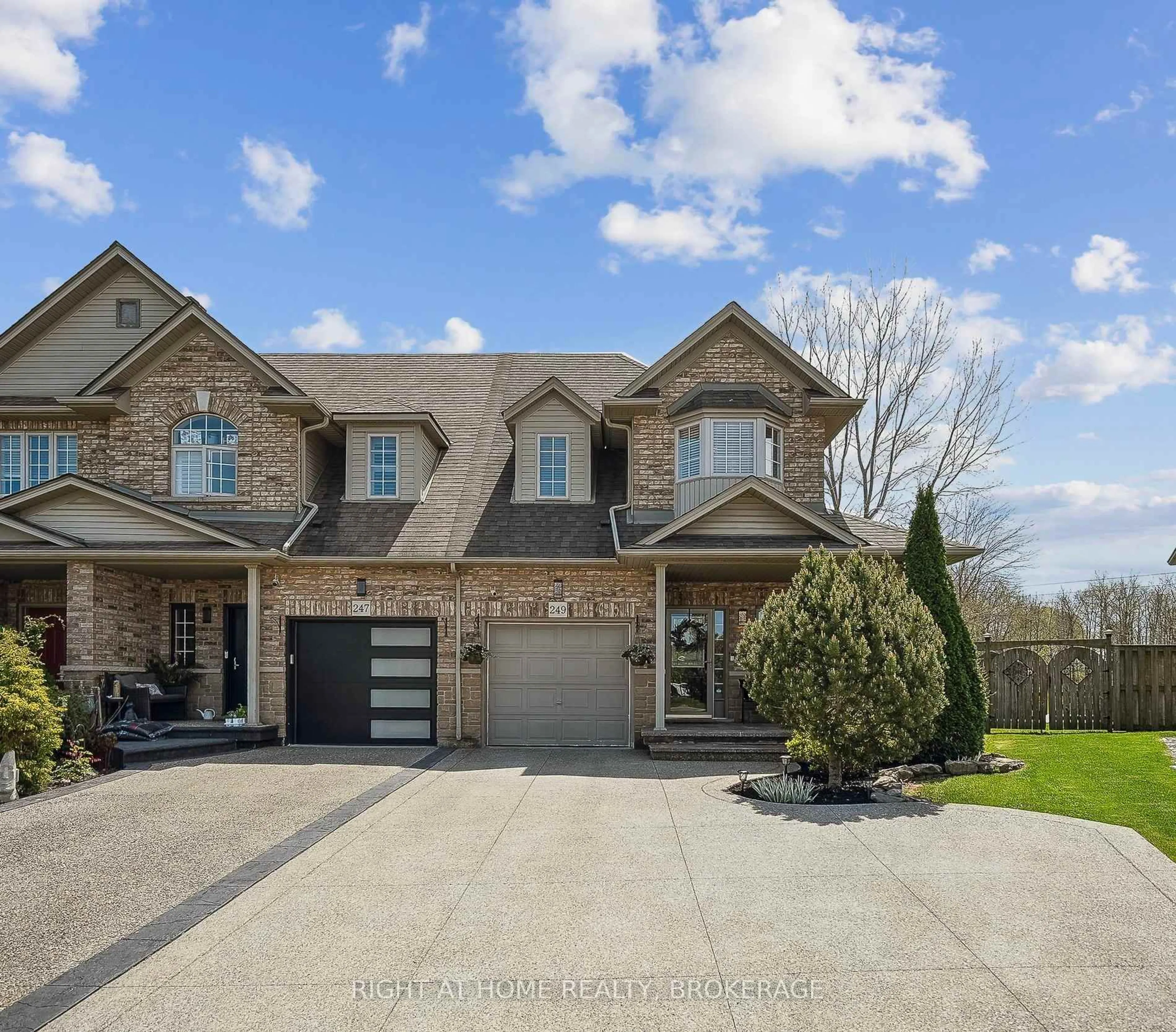 Home with brick exterior material, street for 249 Southbrook Dr, Hamilton Ontario L0R 1C0