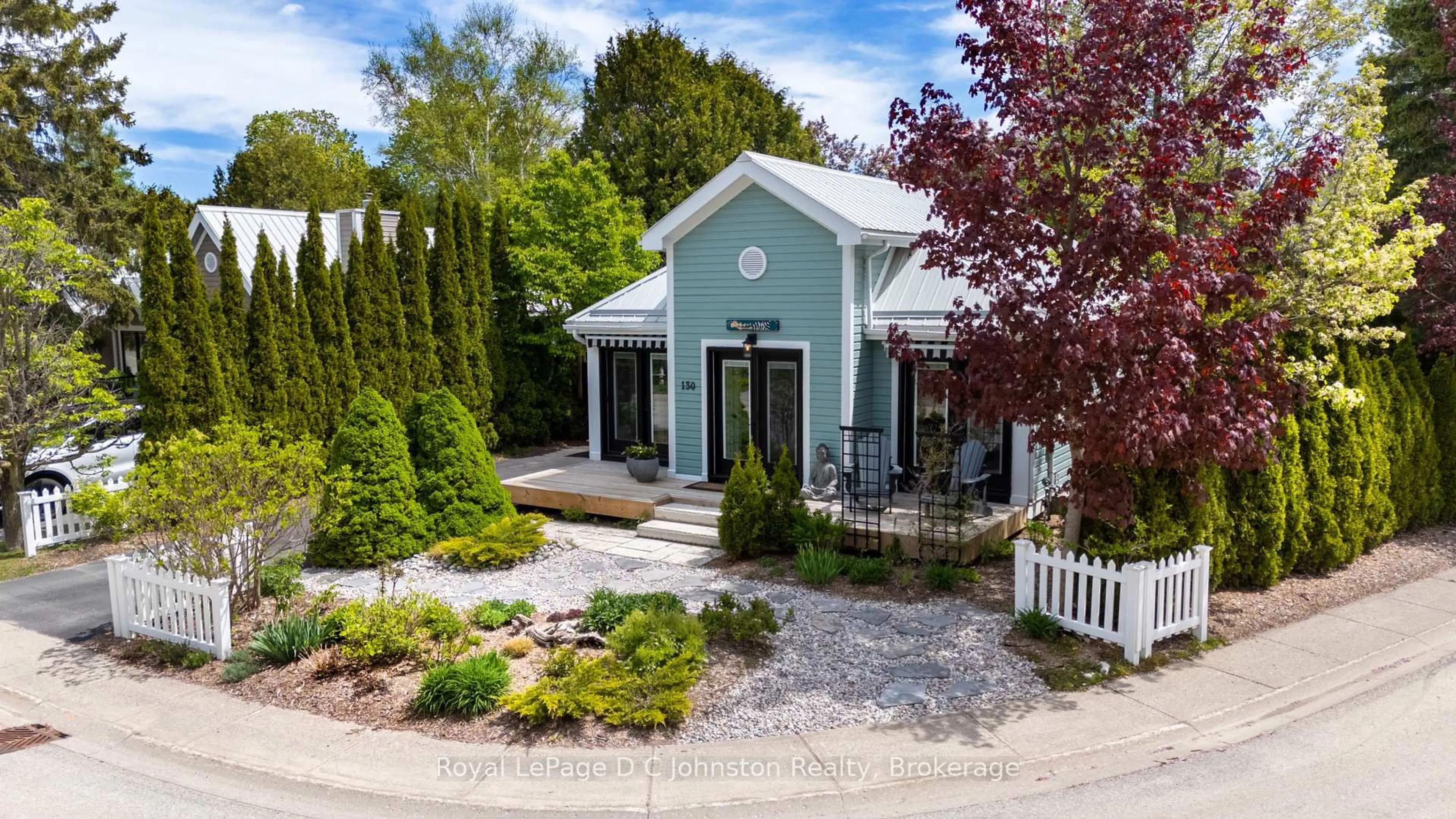 A pic from outside/outdoor area/front of a property/back of a property/a pic from drone, street for 383 MCNABB St #130, Saugeen Shores Ontario N0H 2L0