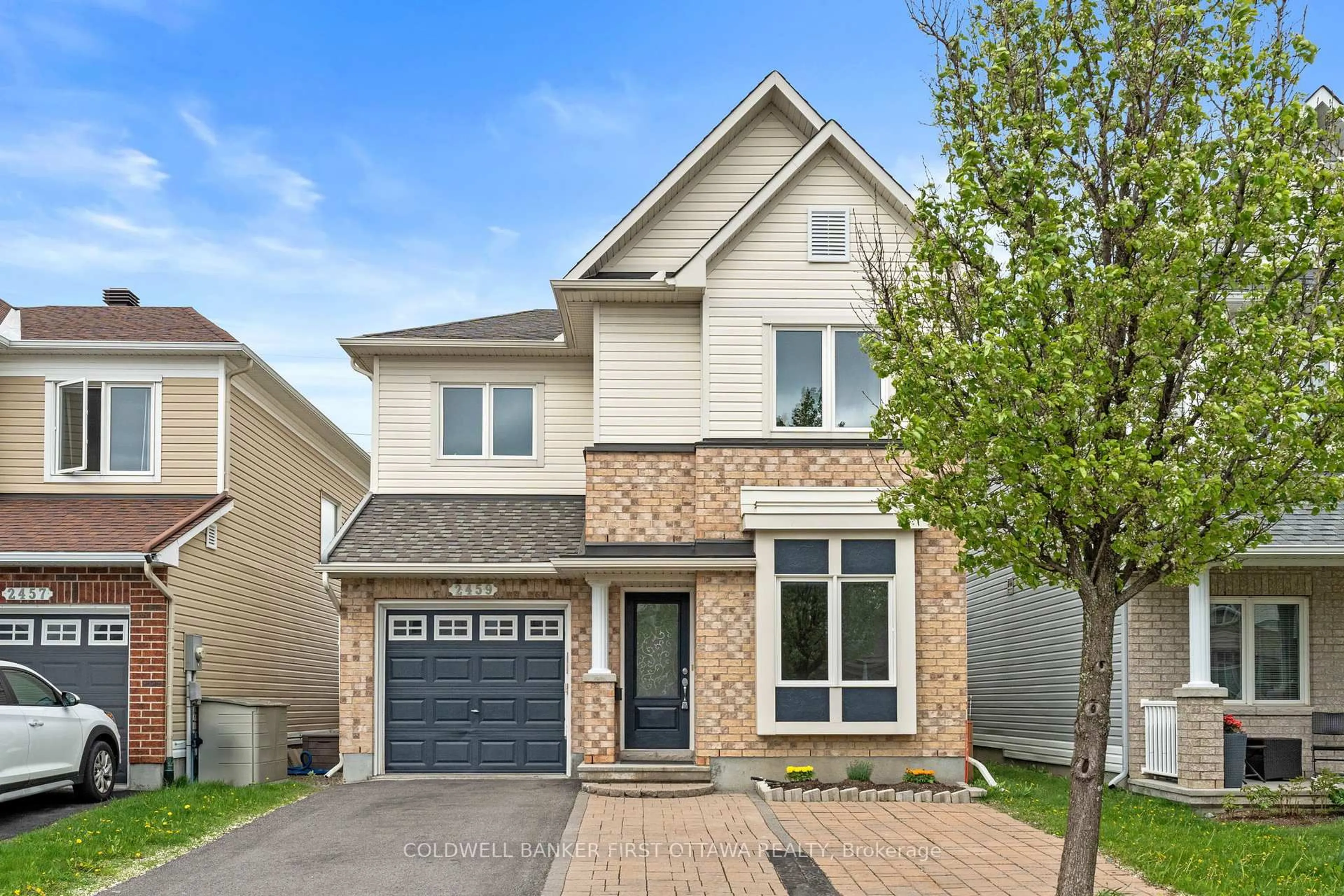 Home with brick exterior material, street for 2459 ESPRIT Dr, Ottawa Ontario K4A 0S3