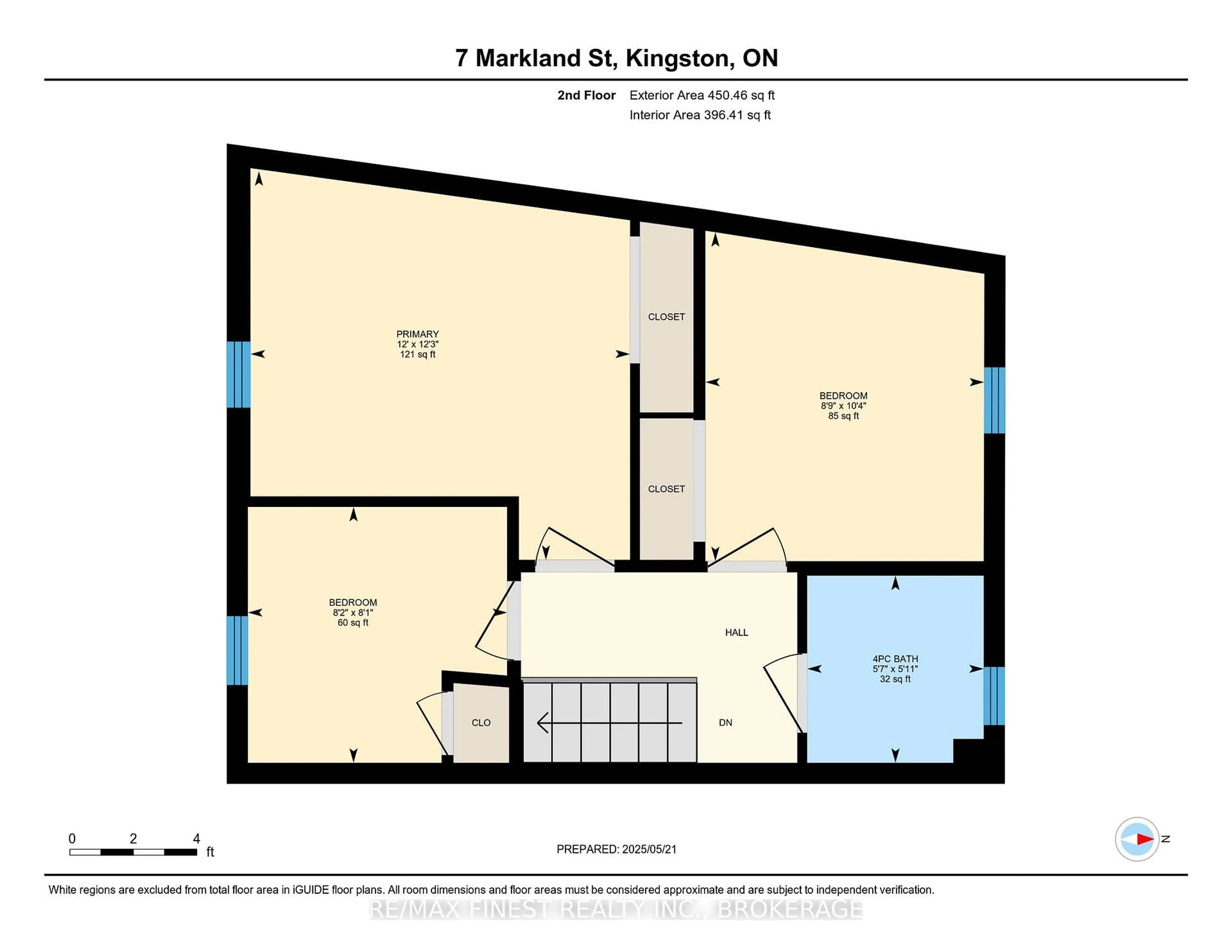 Floor plan for 7 Markland St, Kingston Ontario K7K 1S2