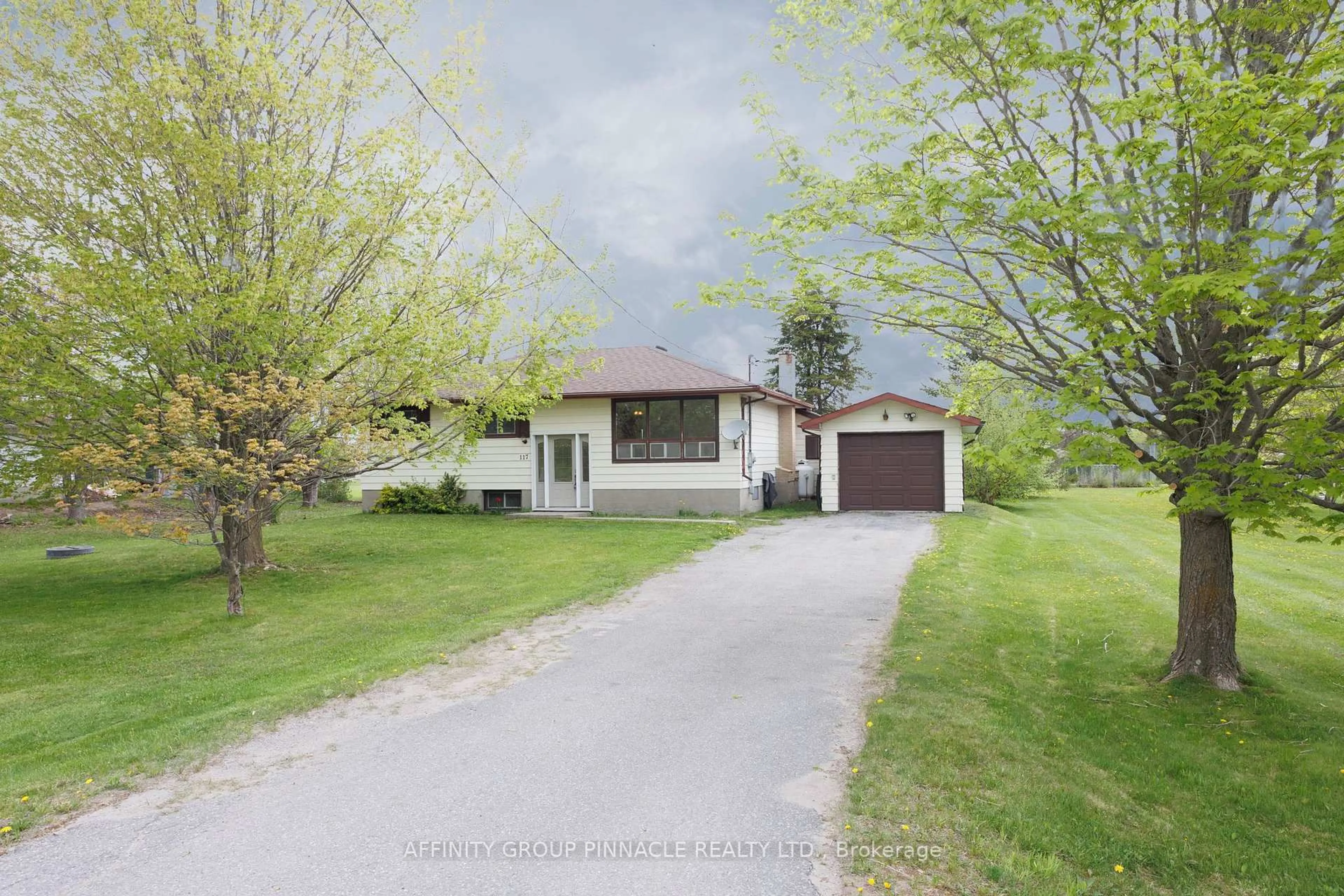 A pic from outside/outdoor area/front of a property/back of a property/a pic from drone, street for 117 Anderson Dr, Kawartha Lakes Ontario K0M 1G0