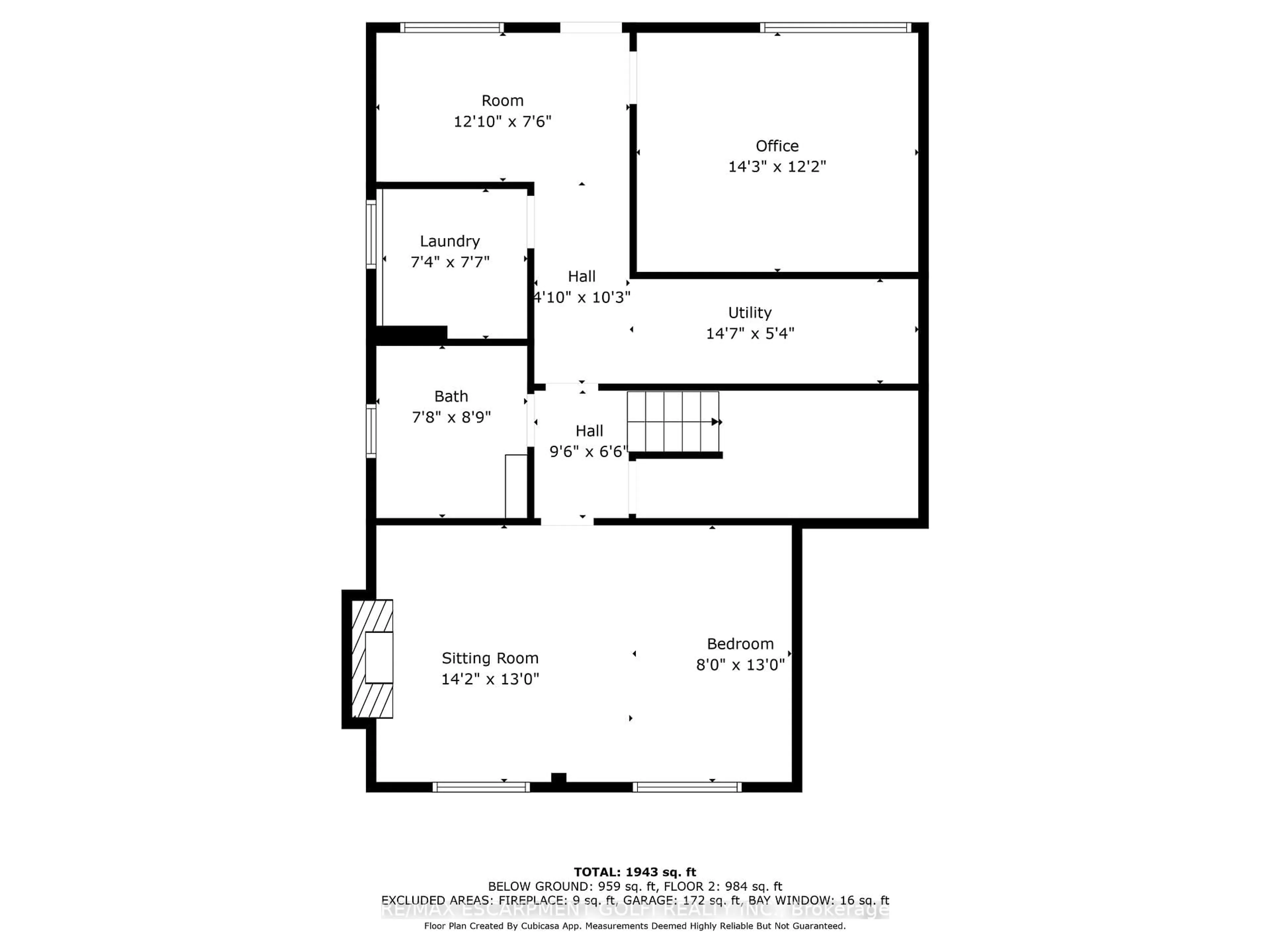 Floor plan for 7099 Rosseau Pl, Niagara Falls Ontario L2J 3V1