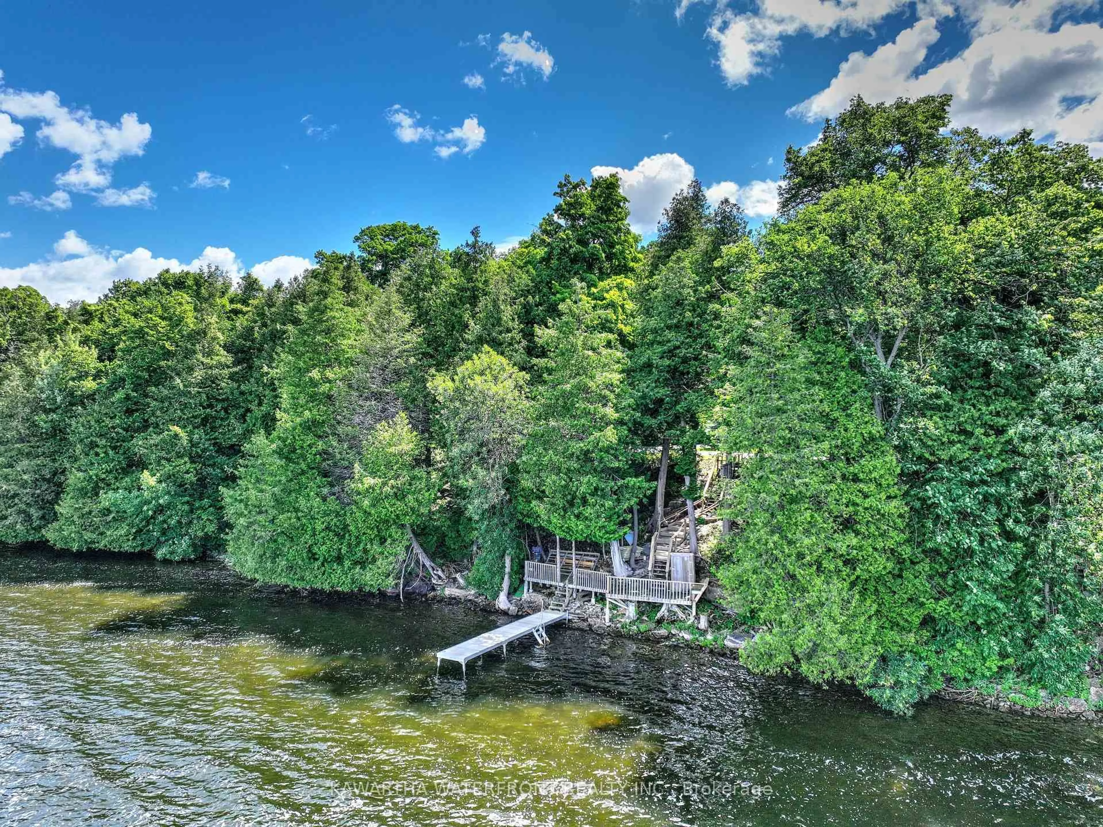 A pic from outside/outdoor area/front of a property/back of a property/a pic from drone, water/lake/river/ocean view for 284 Lake Dalrymple Rd, Kawartha Lakes Ontario L0K 1W0