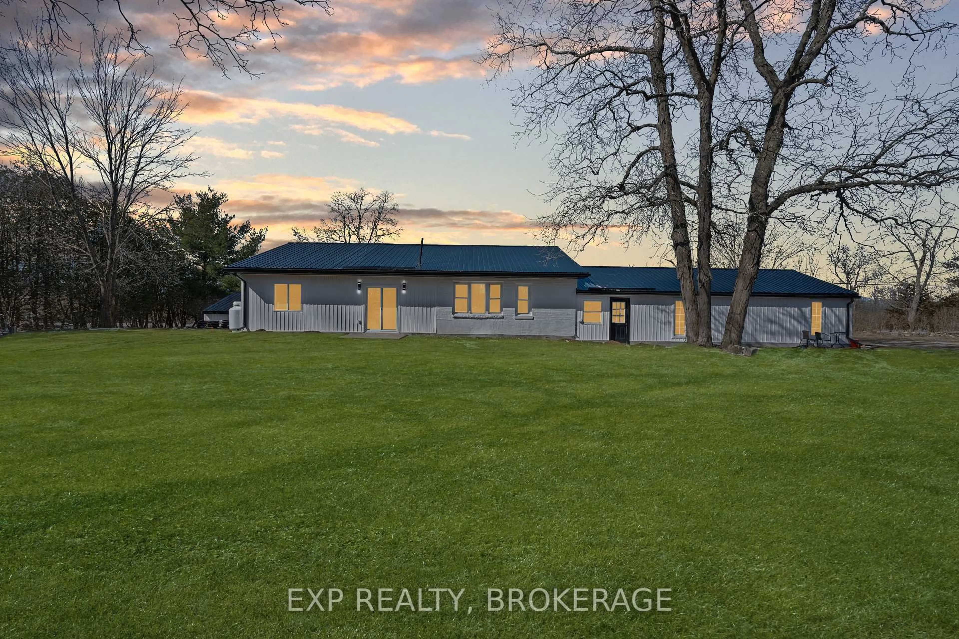 A pic from outside/outdoor area/front of a property/back of a property/a pic from drone, water/lake/river/ocean view for 675 MILLHAVEN Rd, Bissett Creek Ontario K0H 2H0