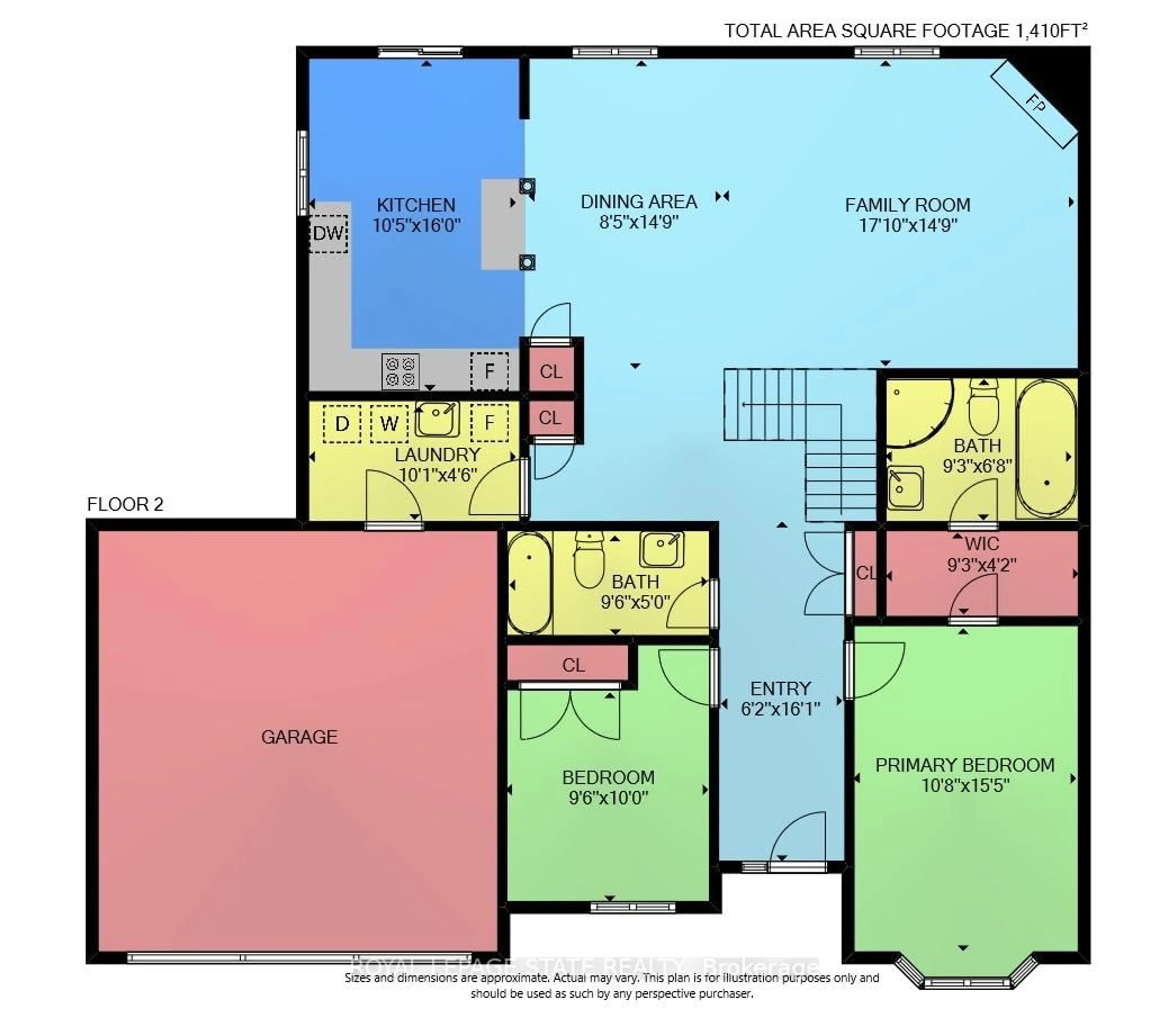 Floor plan for 95 Northernbreeze St, Hamilton Ontario L0R 1W0