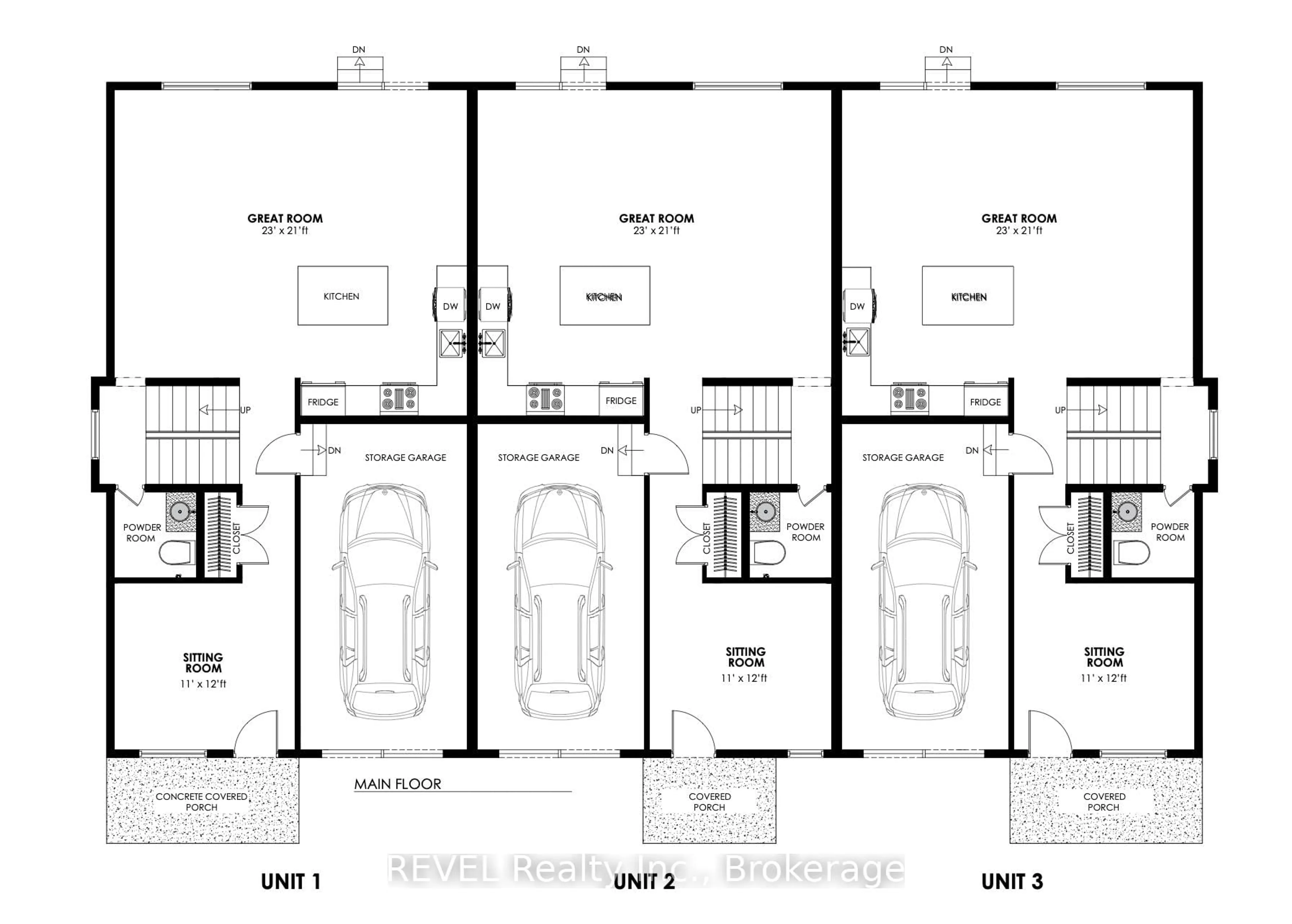 Floor plan for 574 Ontario St #C, St. Catharines Ontario L2N 4N7