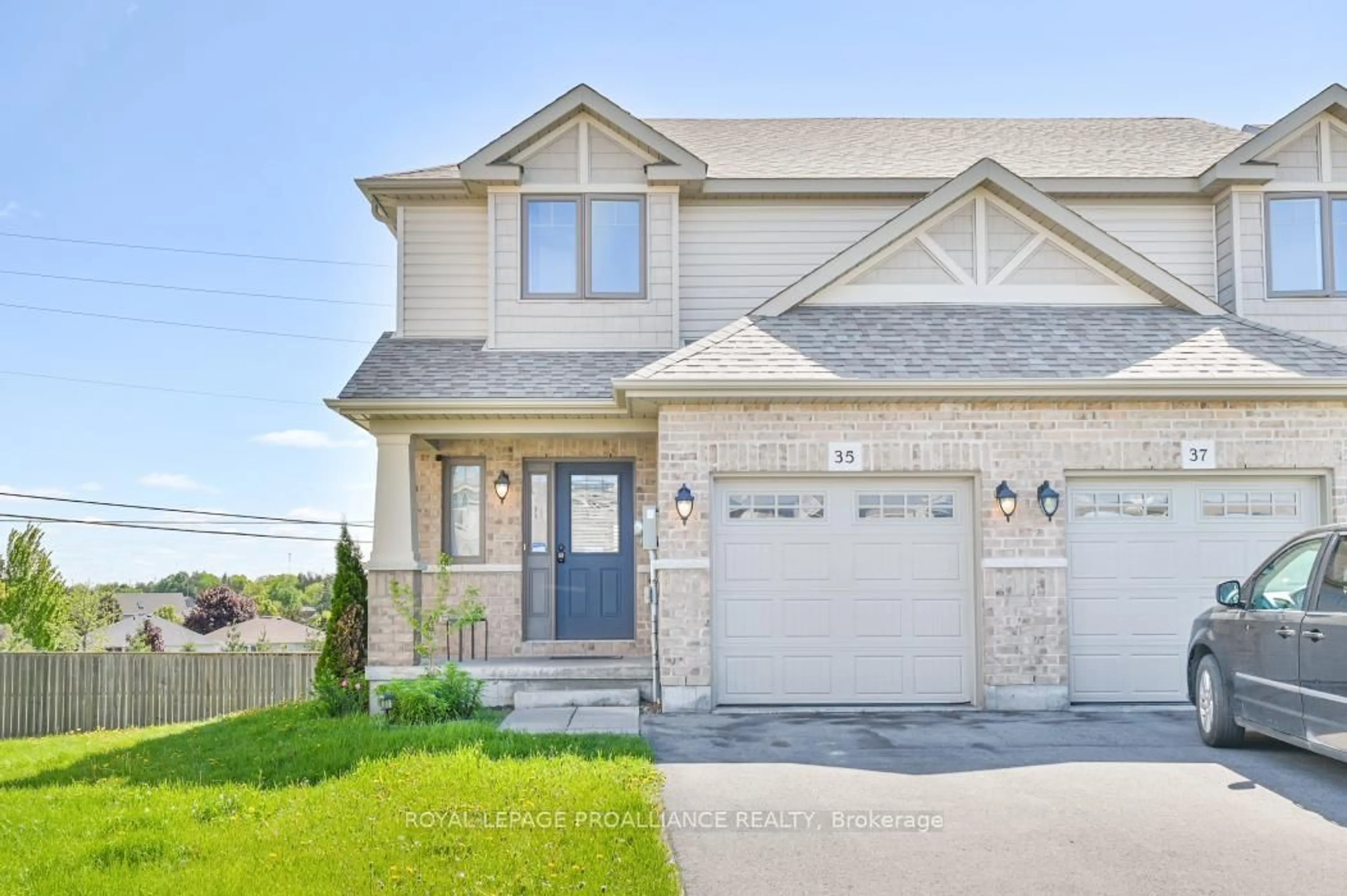Home with brick exterior material, street for 35 Mountain Ash Dr, Belleville Ontario K8N 0E3