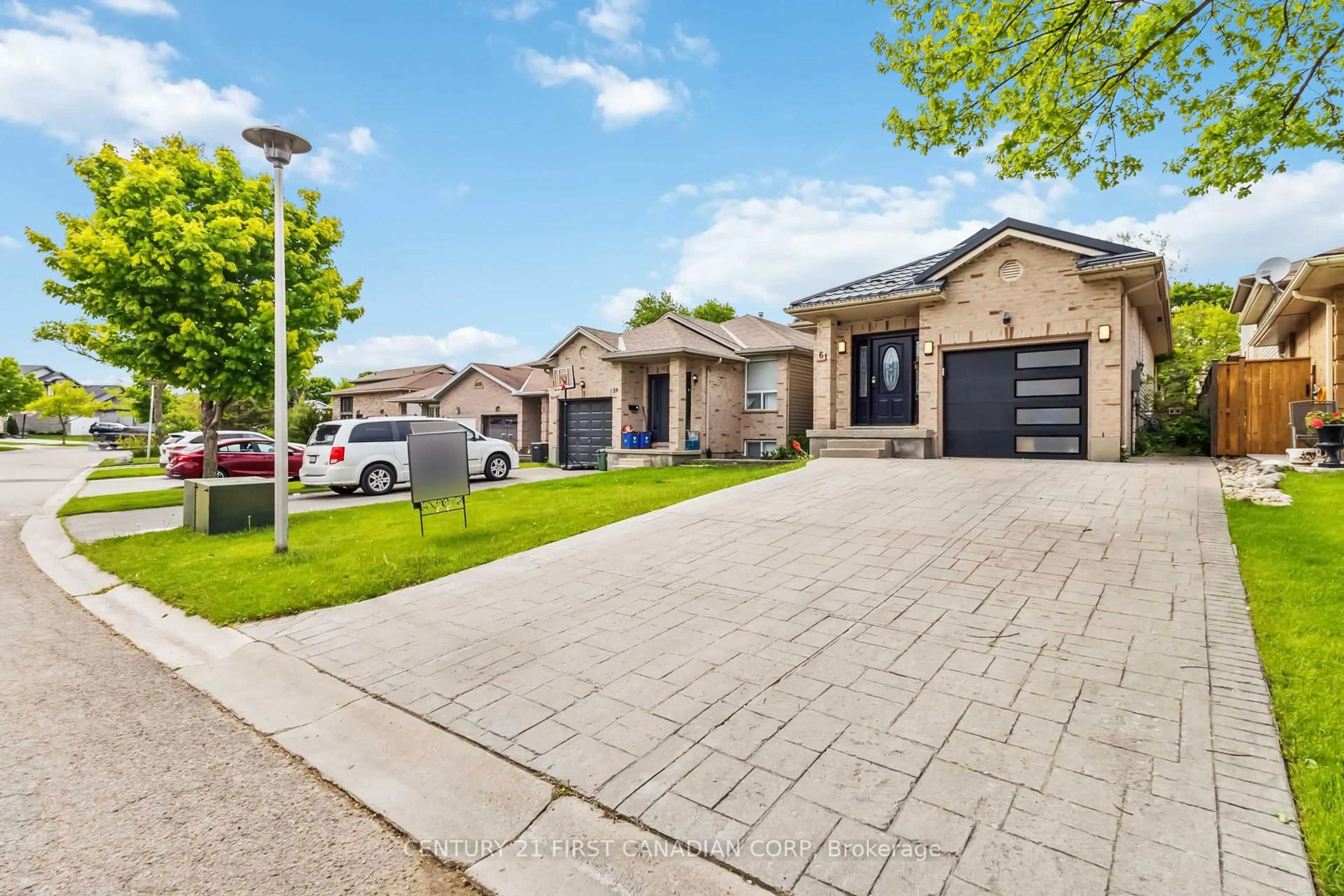Home with brick exterior material, street for 61 TANNER Dr, London East Ontario N5W 6B6