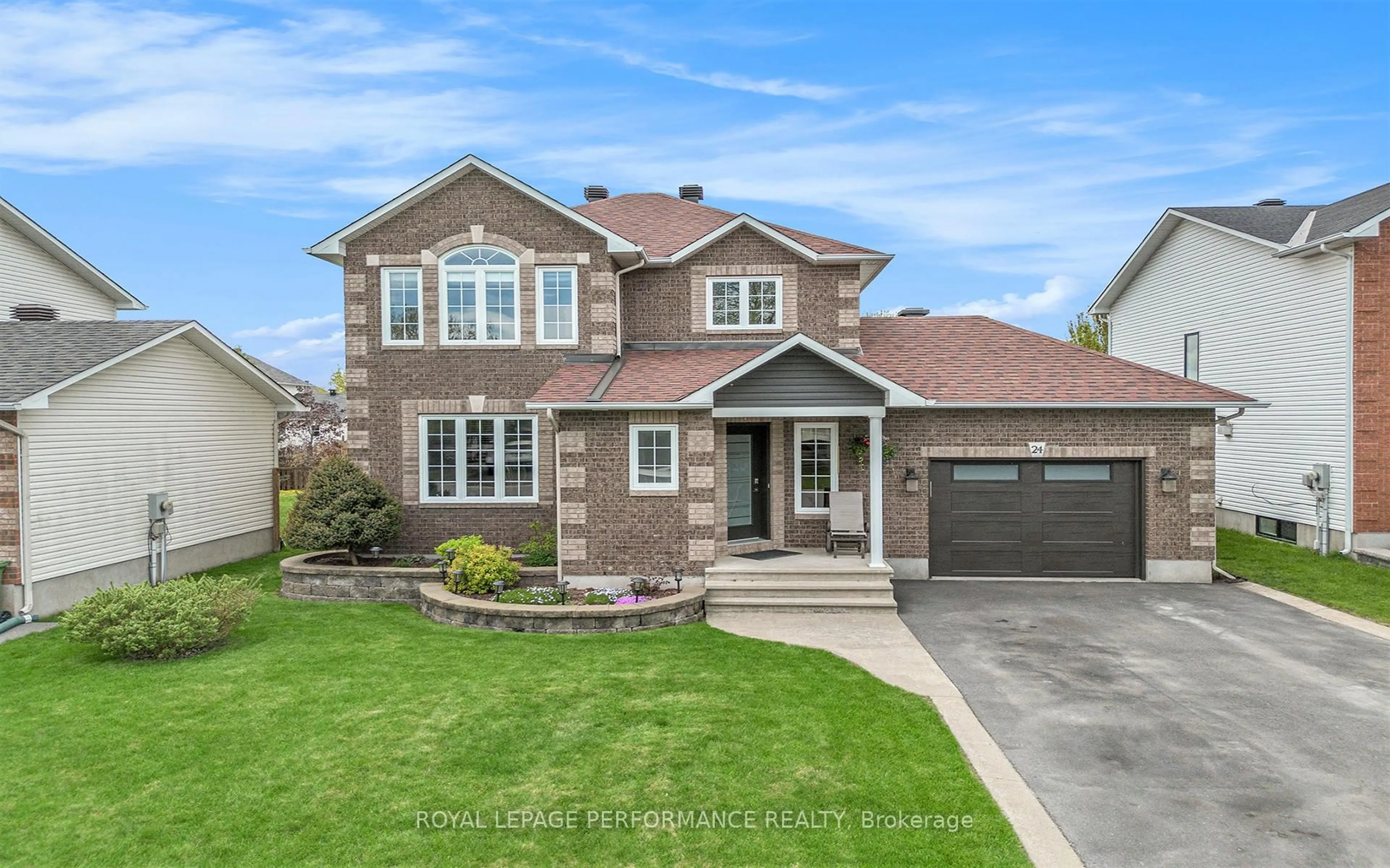 Home with brick exterior material, street for 24 La Citadelle St, Russell Ontario K0A 1W0