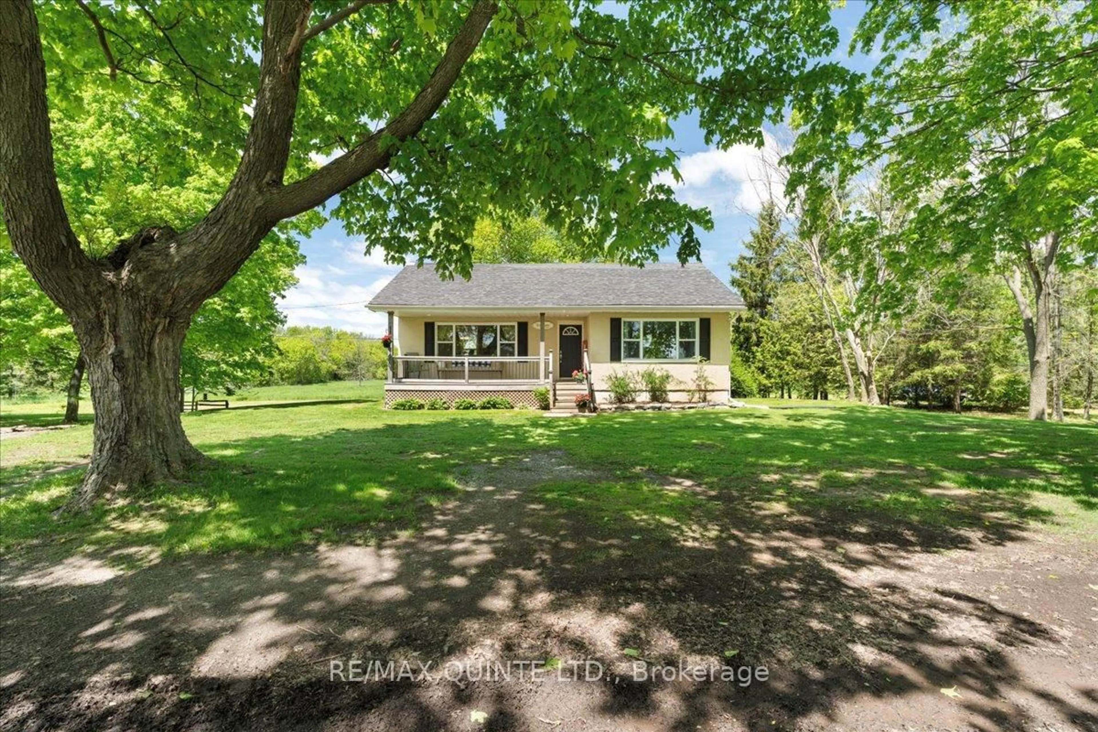 A pic from outside/outdoor area/front of a property/back of a property/a pic from drone, street for 247 Mckinley Crossroad Rd, Prince Edward County Ontario K0K 2T0