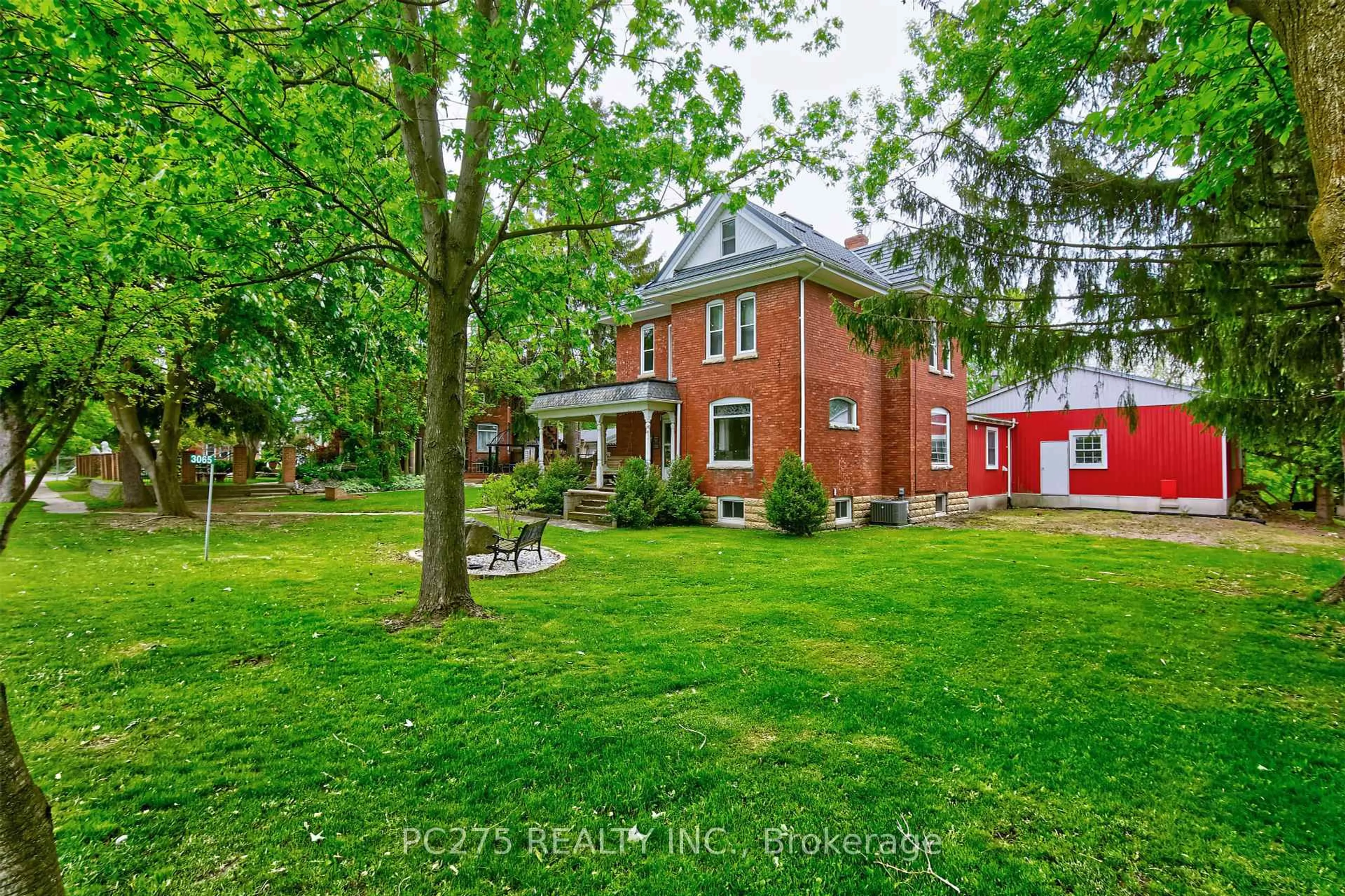 A pic from outside/outdoor area/front of a property/back of a property/a pic from drone, street for 3065 Brigden Rd, St. Clair Ontario N0N 1B0