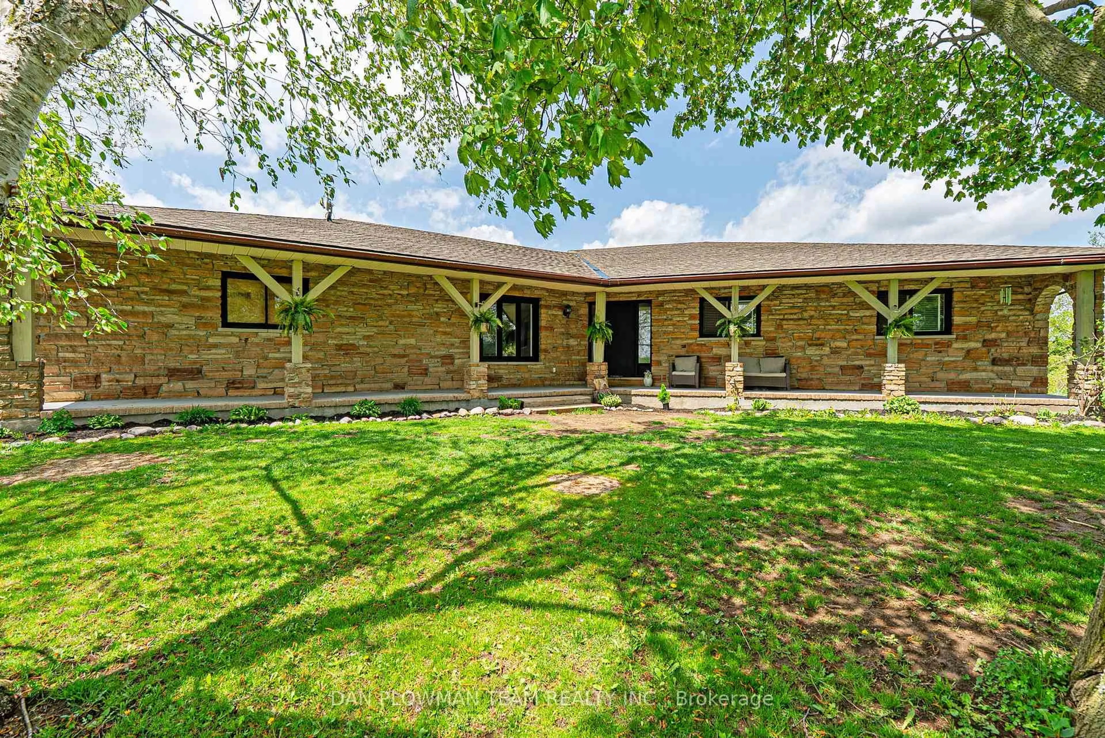 A pic from outside/outdoor area/front of a property/back of a property/a pic from drone, street for 503 Zion Rd, Kawartha Lakes Ontario K0M 2C0