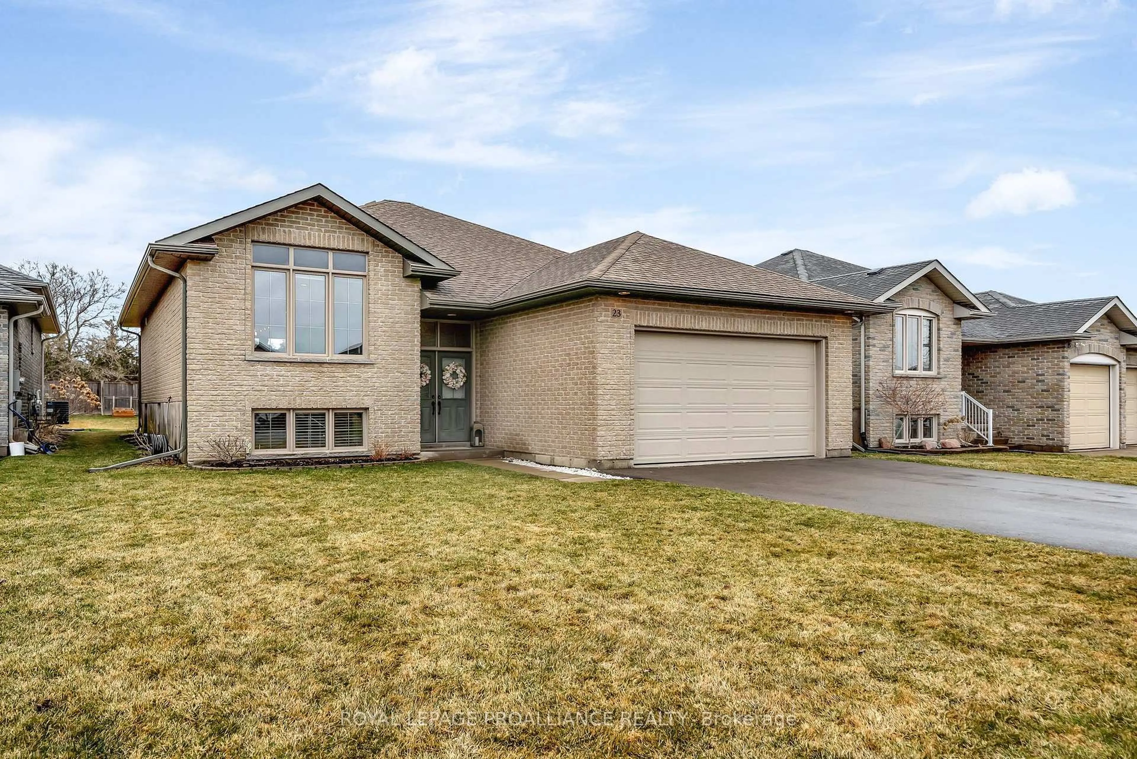 Home with brick exterior material, street for 23 Freedom Cres, Quinte West Ontario K8V 0C1
