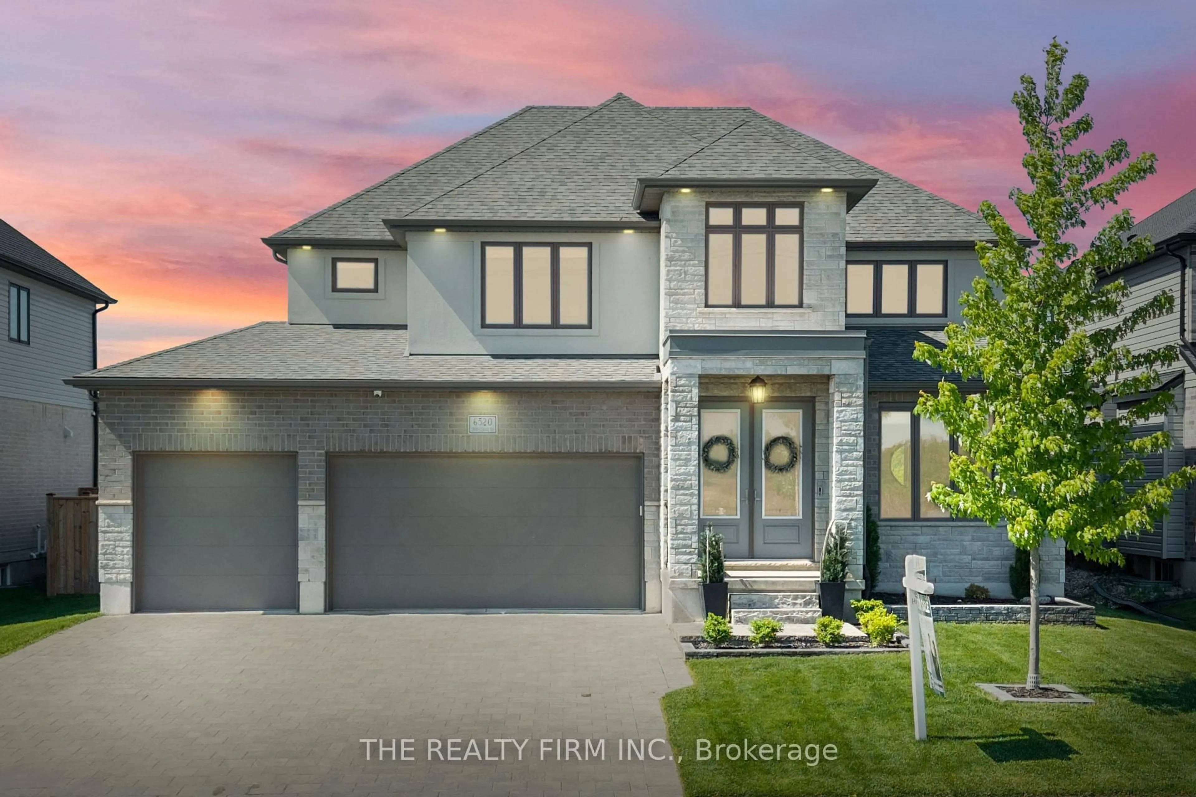 Home with brick exterior material, street for 6520 Crown Grant Rd, London South Ontario N6P 0A8