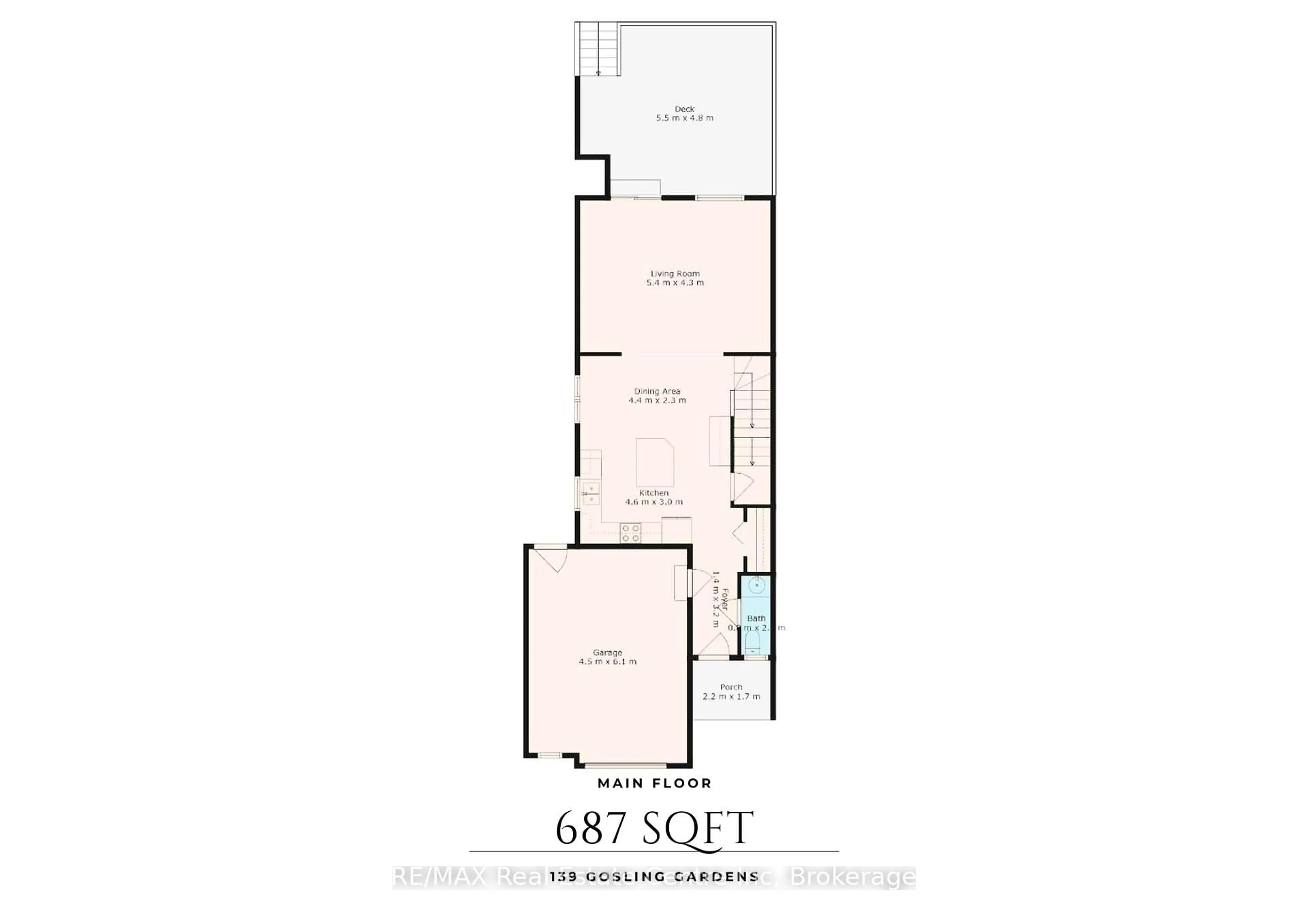 Floor plan for 139 Gosling Gdns, Guelph Ontario N1G 5E6