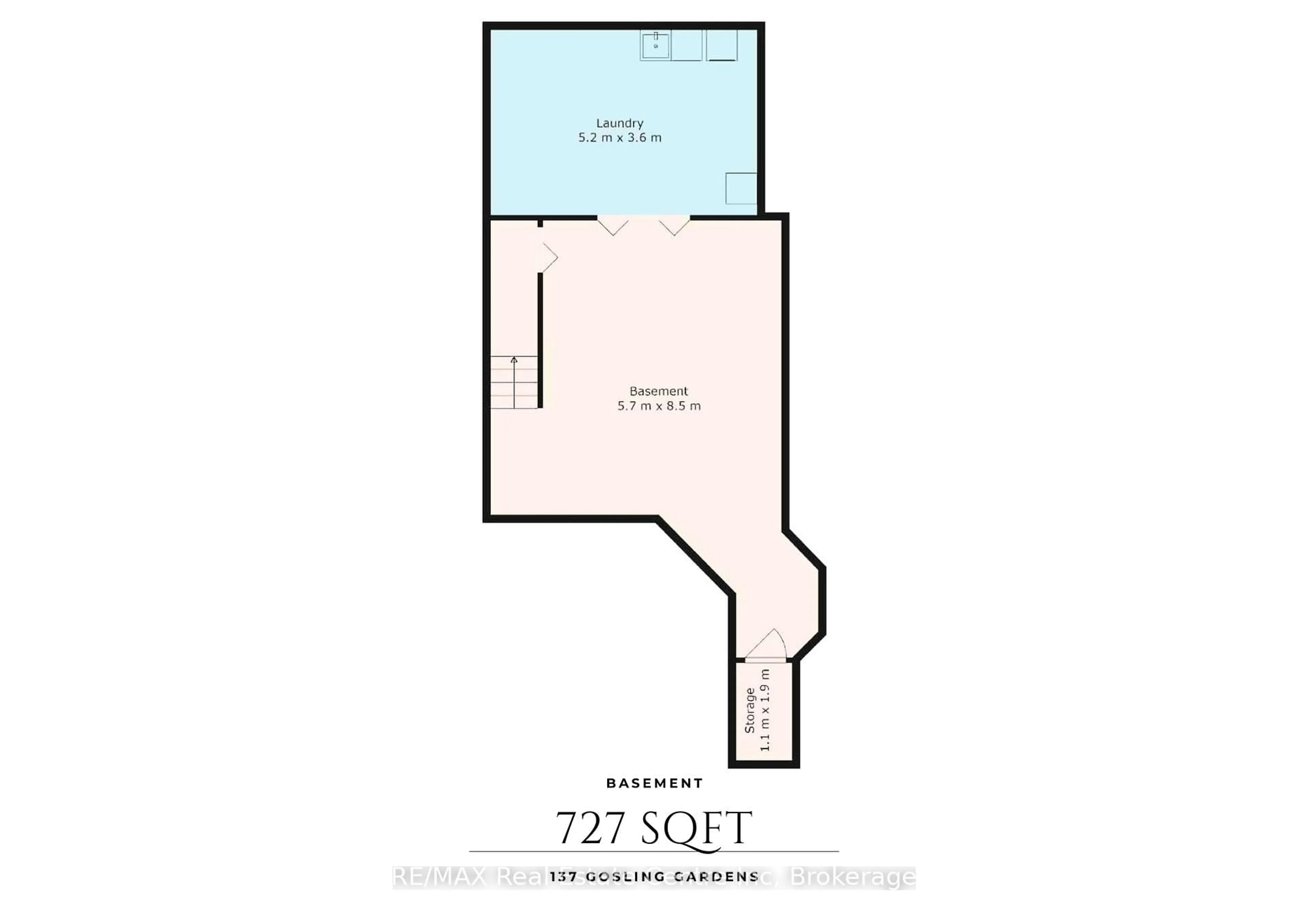 Floor plan for 137 Gosling Gdns, Guelph Ontario N1G 5E6