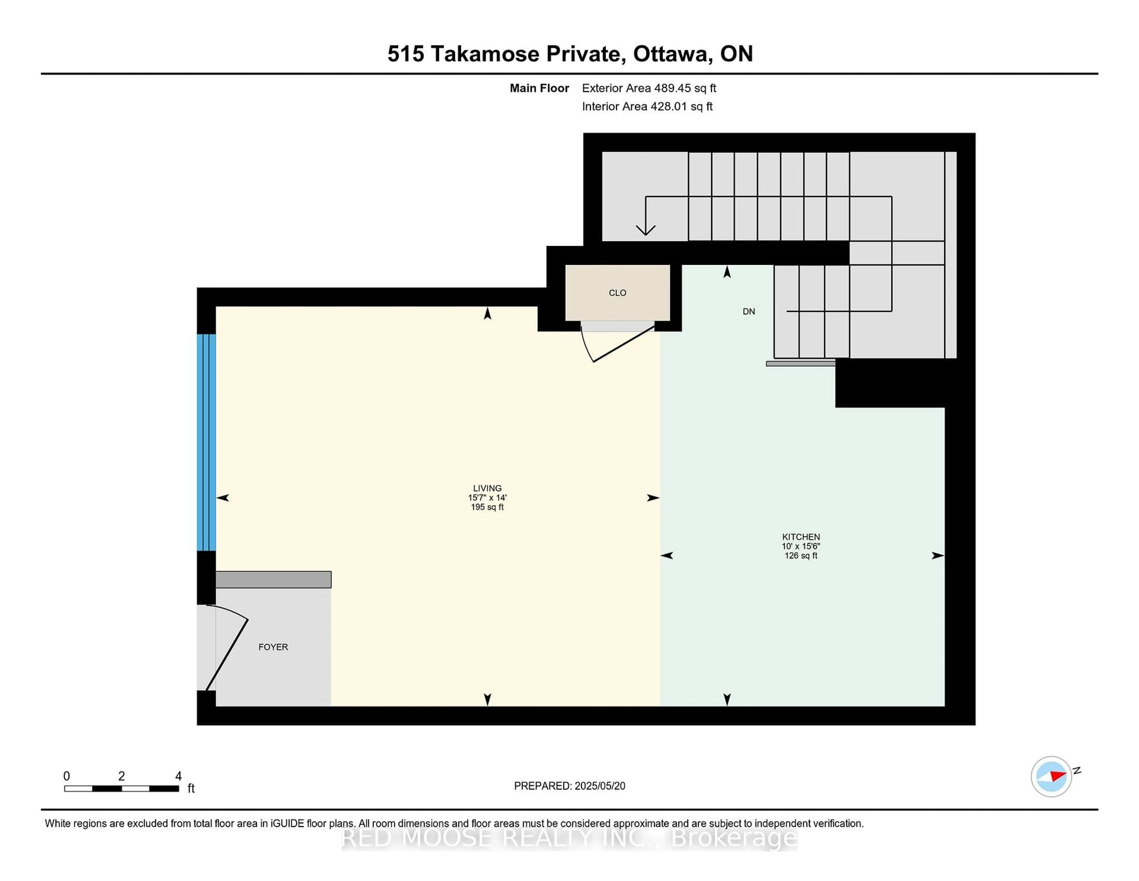 Floor plan for 515 Takamose Private, Ottawa Ontario K1K 5A5