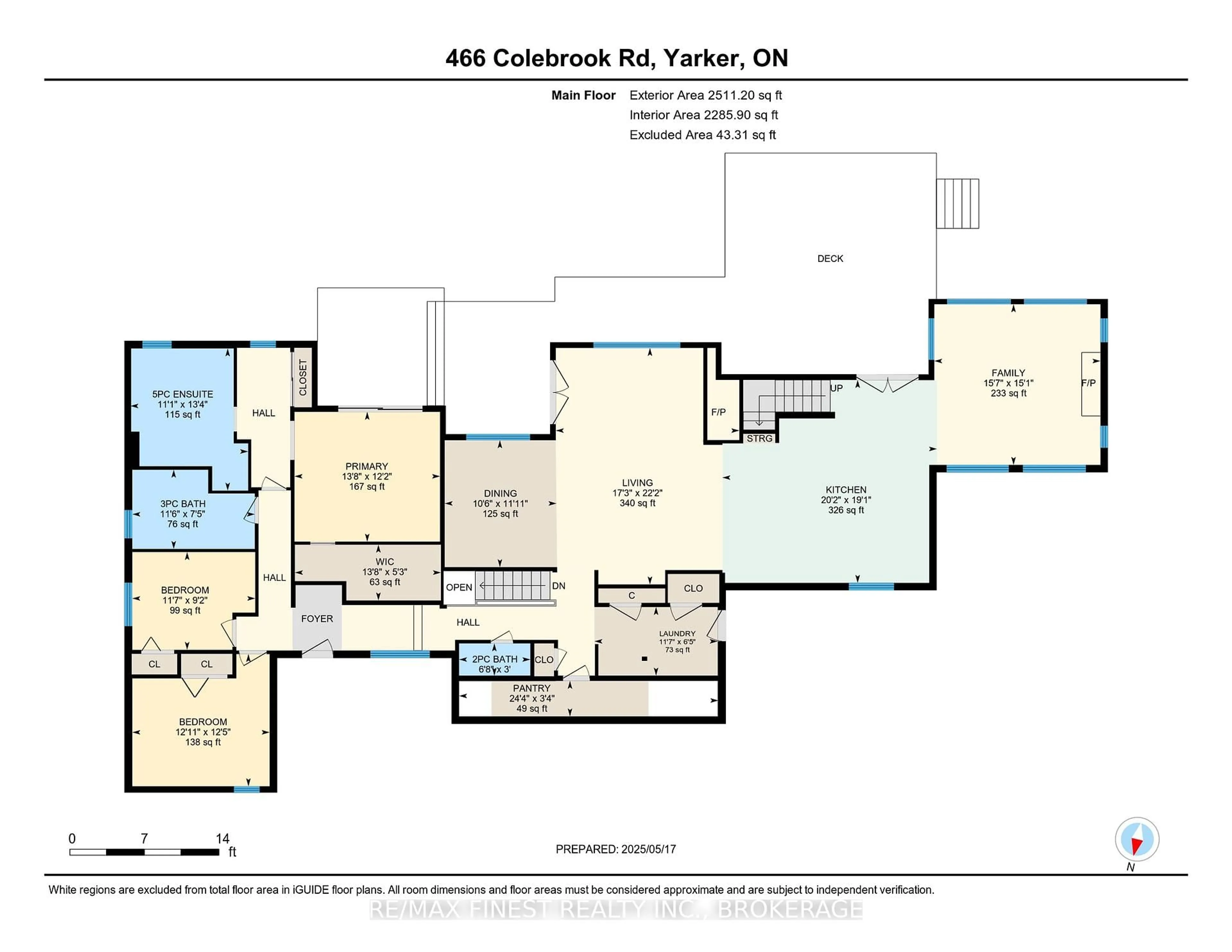 Floor plan for 466 Colebrook Rd, Yarker Ontario K0K 3N0