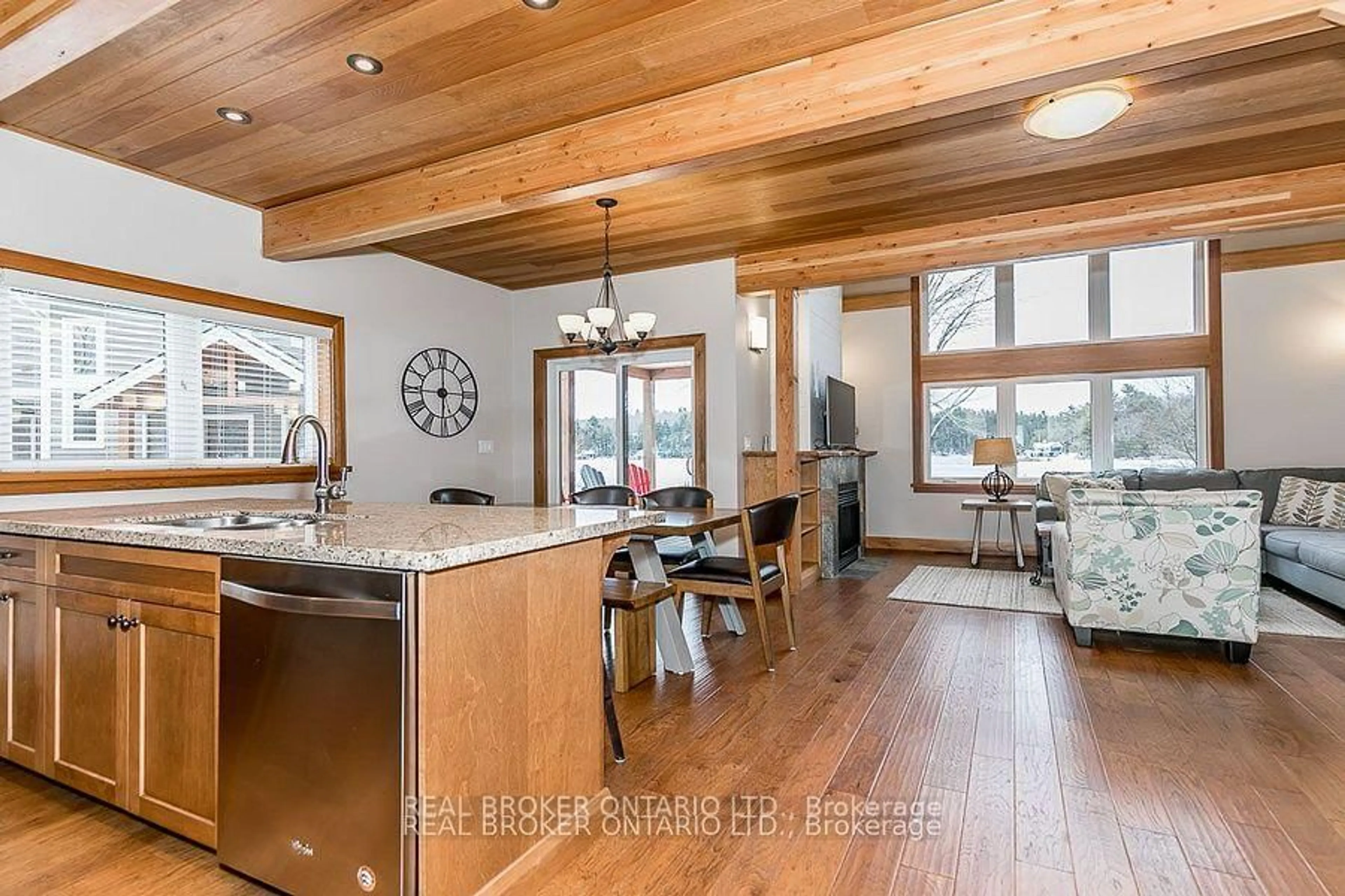 Open concept kitchen, unknown for 1841 Muskoka Road 118 N/A #1B, Muskoka Lakes Ontario P1L 1W8