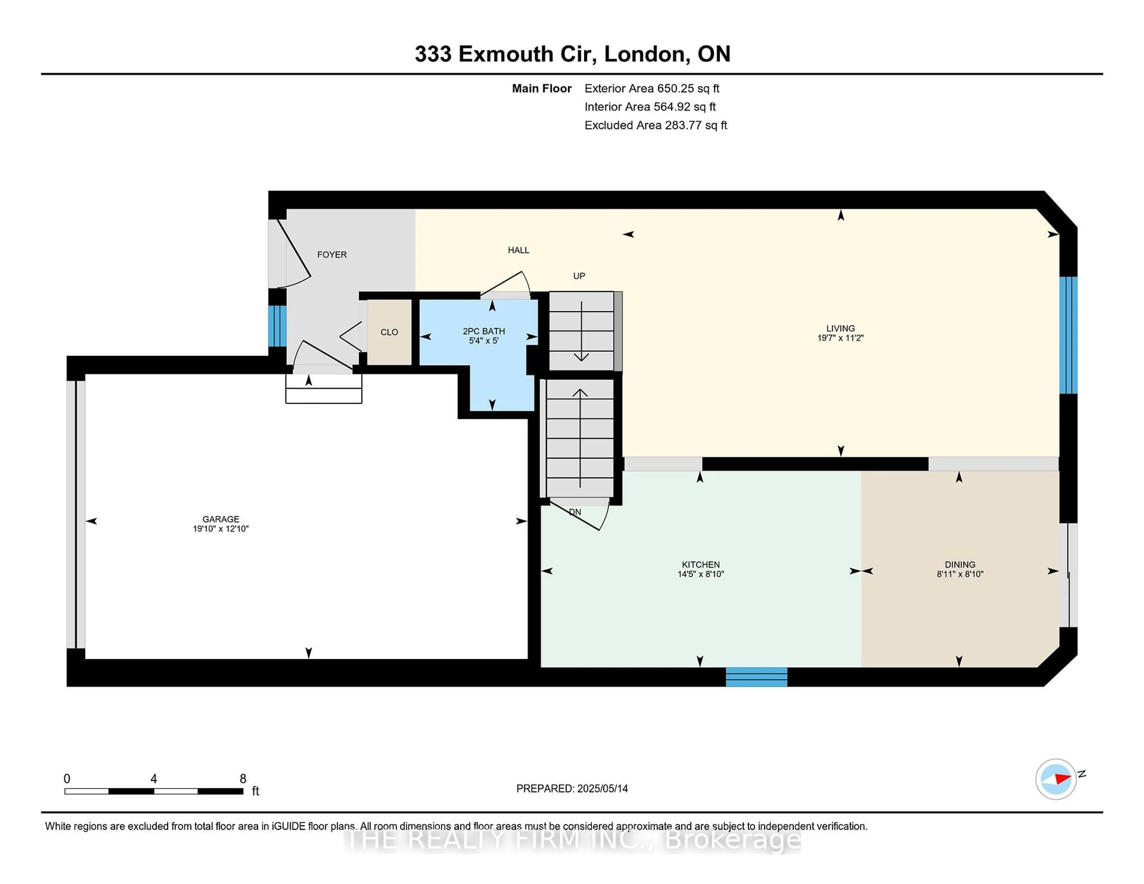 Floor plan for 333 Exmouth Circ, London East Ontario N5V 5G5