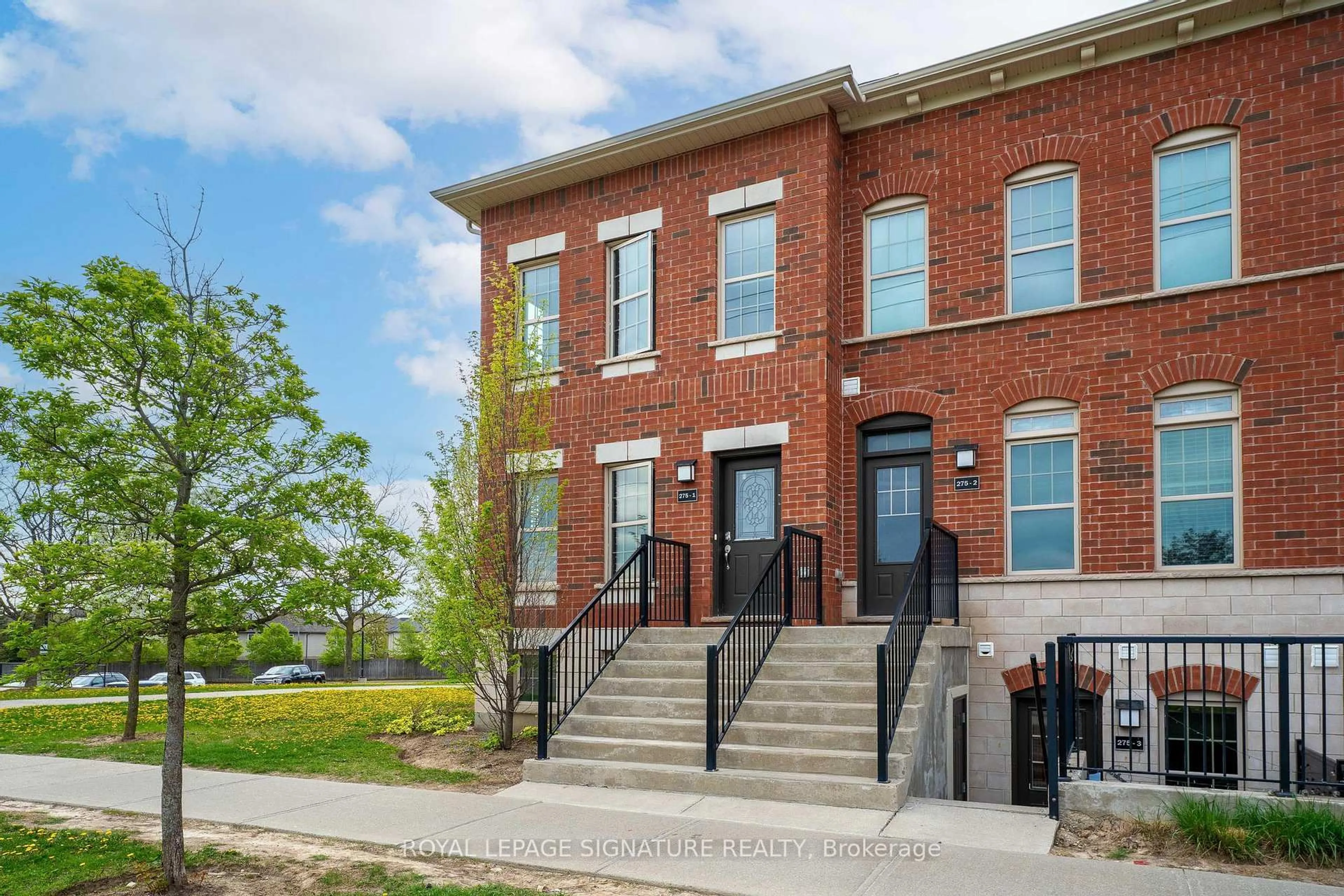 Home with brick exterior material, street for 275 Max Becker Dr #1, Kitchener Ontario N2E 4G2