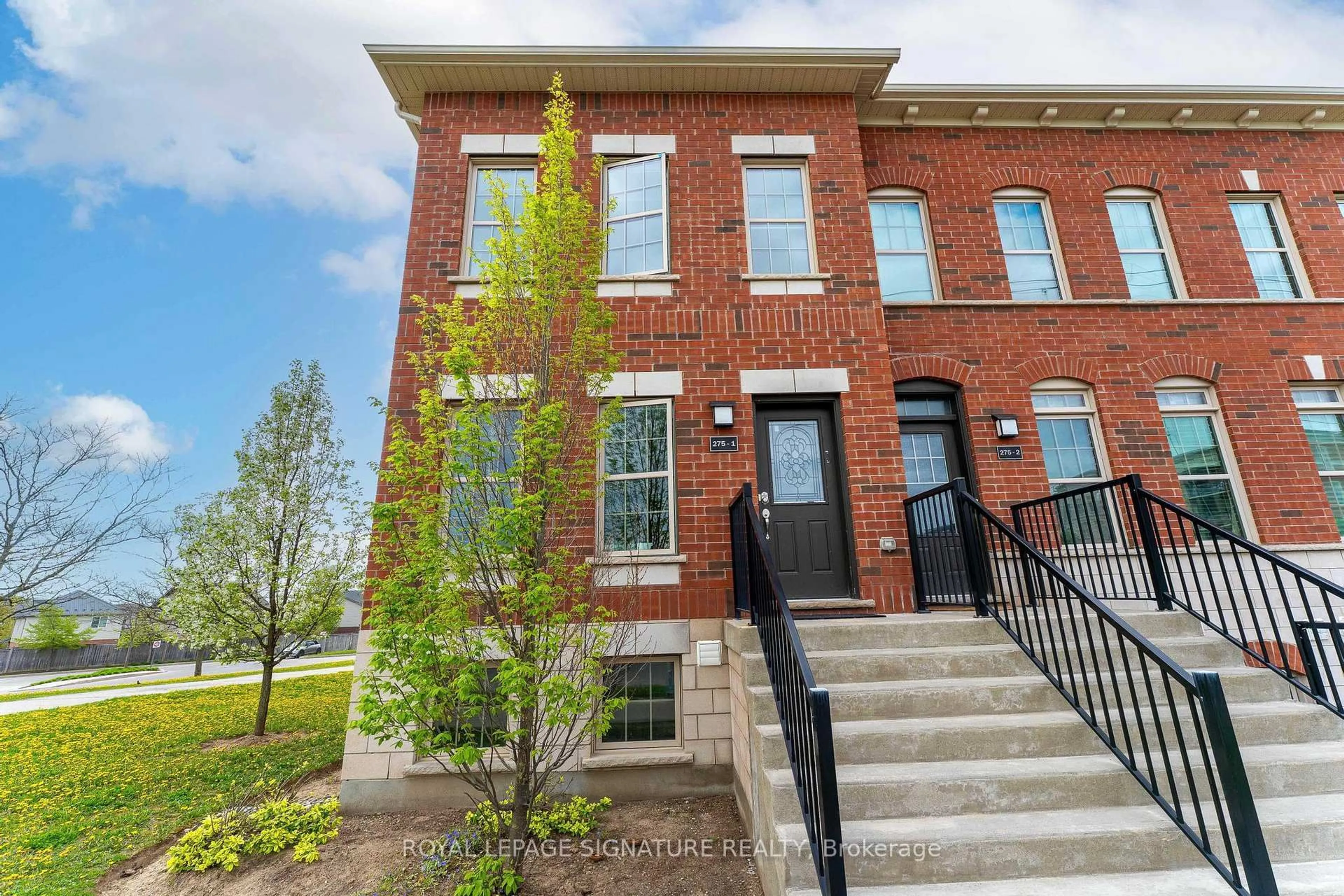 Home with brick exterior material, street for 275 Max Becker Dr #1, Kitchener Ontario N2E 4G2