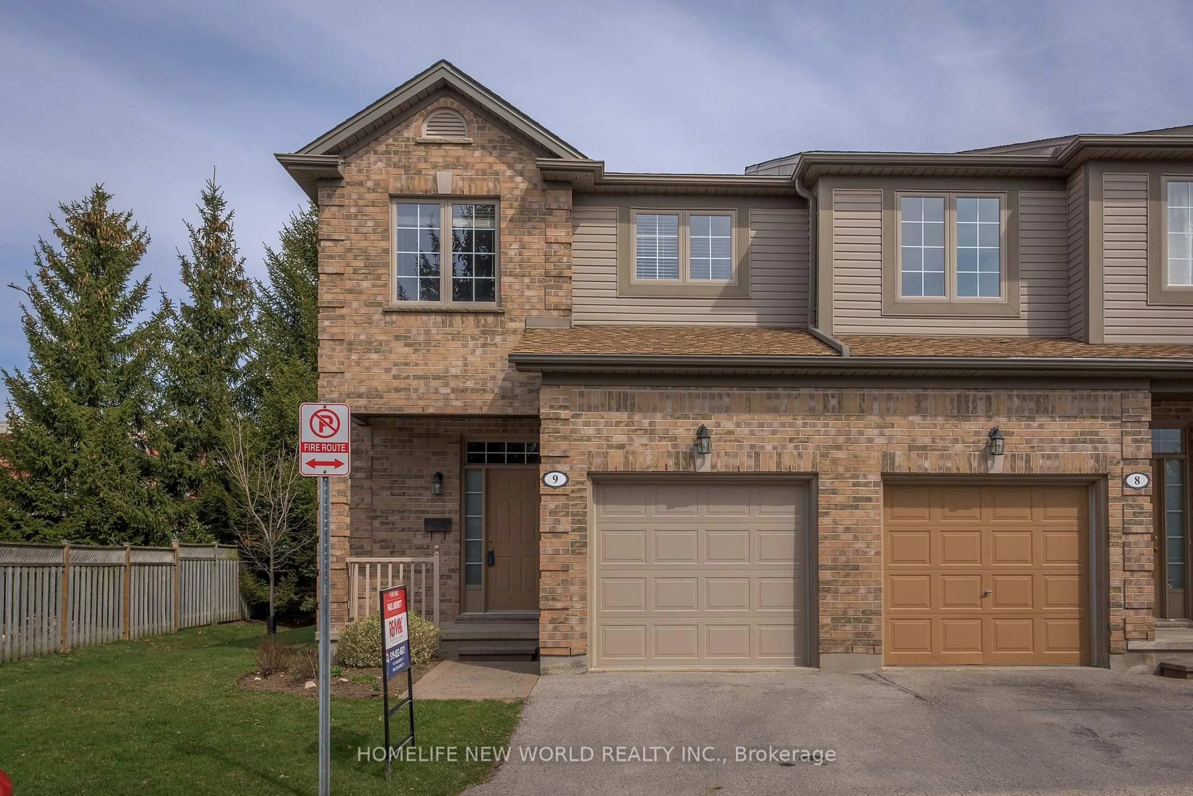 Home with brick exterior material, street for 185 North Centre Rd #9, London North Ontario N5X 4C9