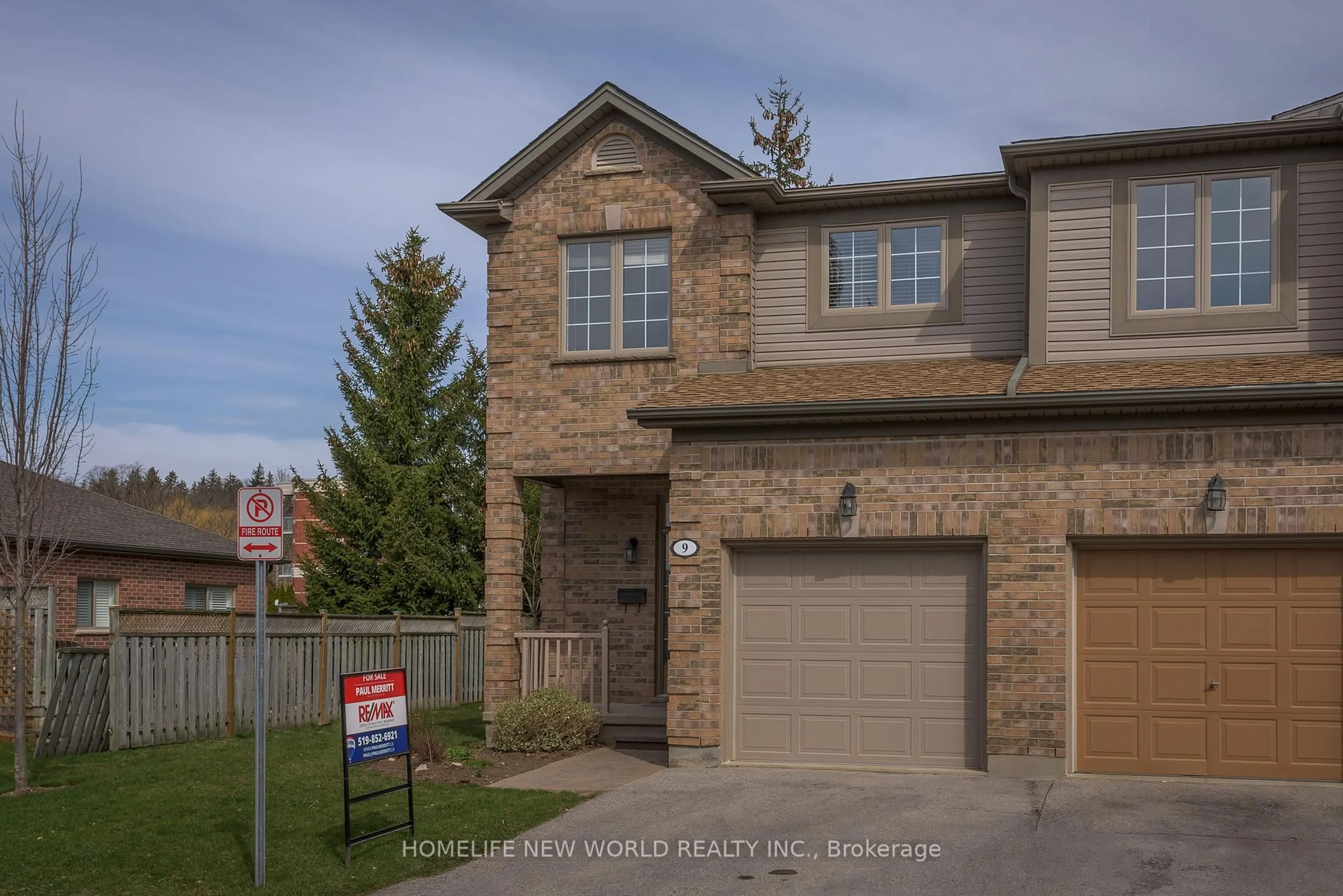 Home with brick exterior material, street for 185 North Centre Rd #9, London North Ontario N5X 4C9