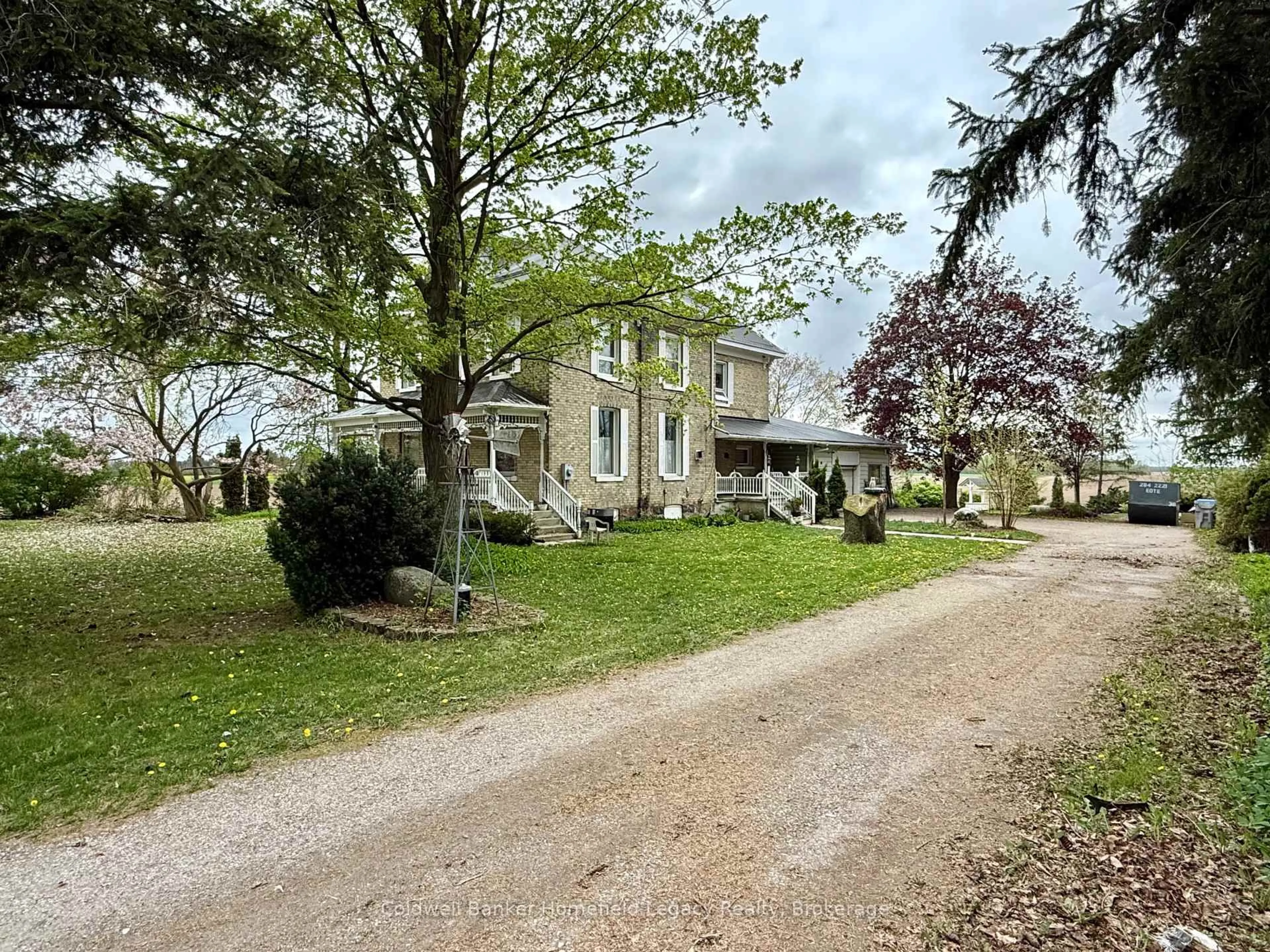 A pic from outside/outdoor area/front of a property/back of a property/a pic from drone, street for 6975 Line 21 Line, West Perth Ontario N0K 1Y0