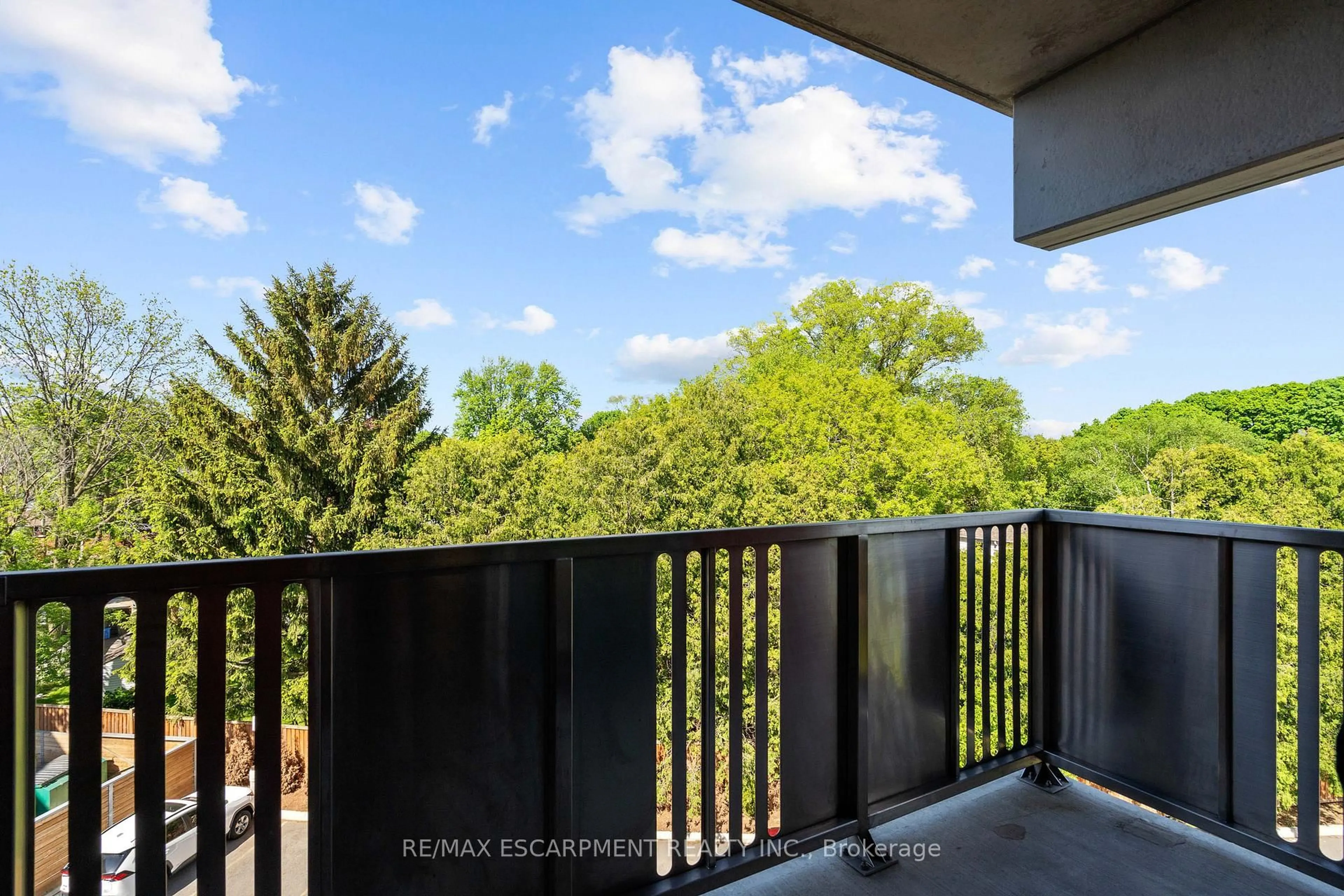 Balcony in the apartment, unknown for 77 LELAND St #422, Hamilton Ontario L8S 3A1