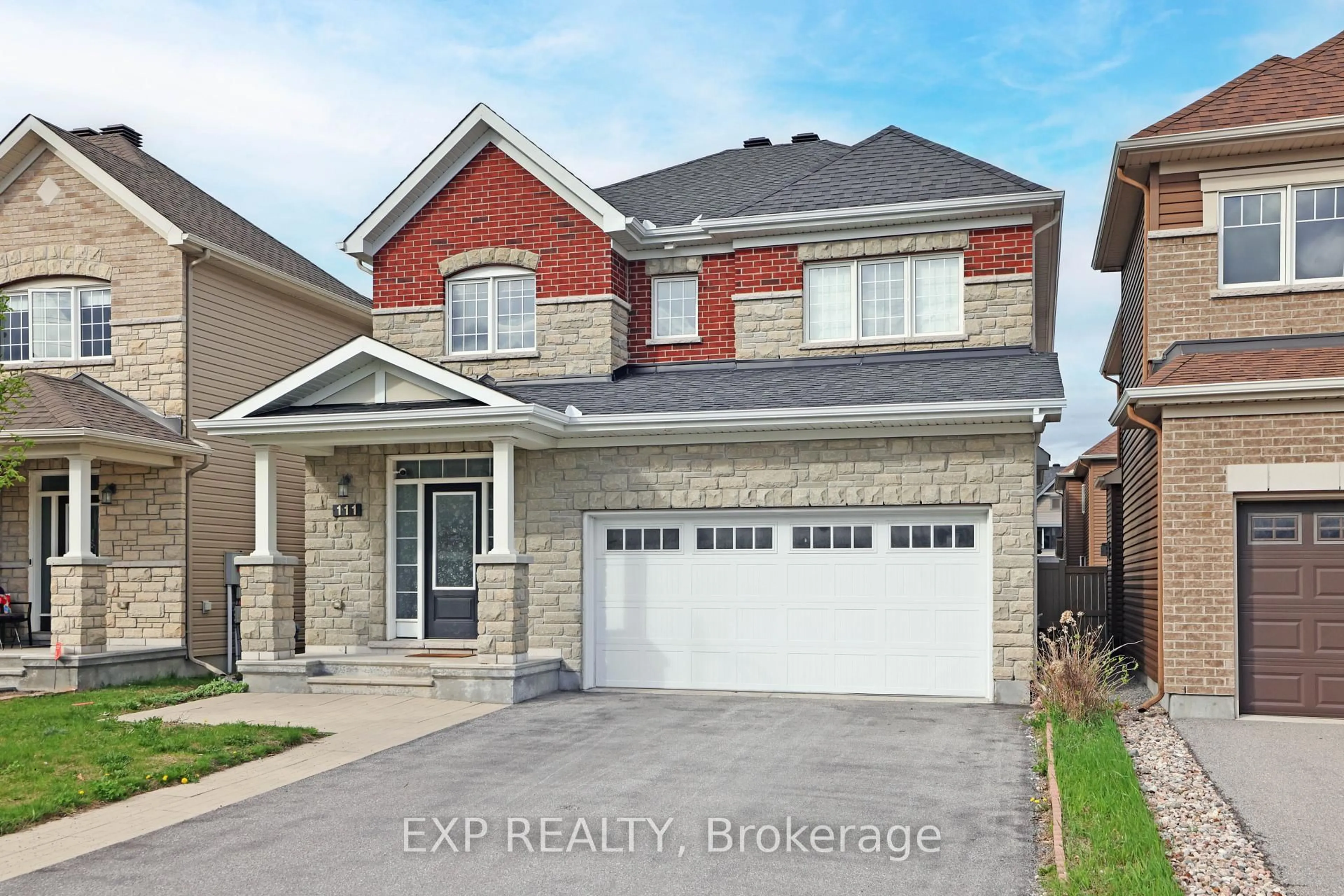 Home with brick exterior material, street for 111 Westover Cres, Kanata Ontario K2T 0K6