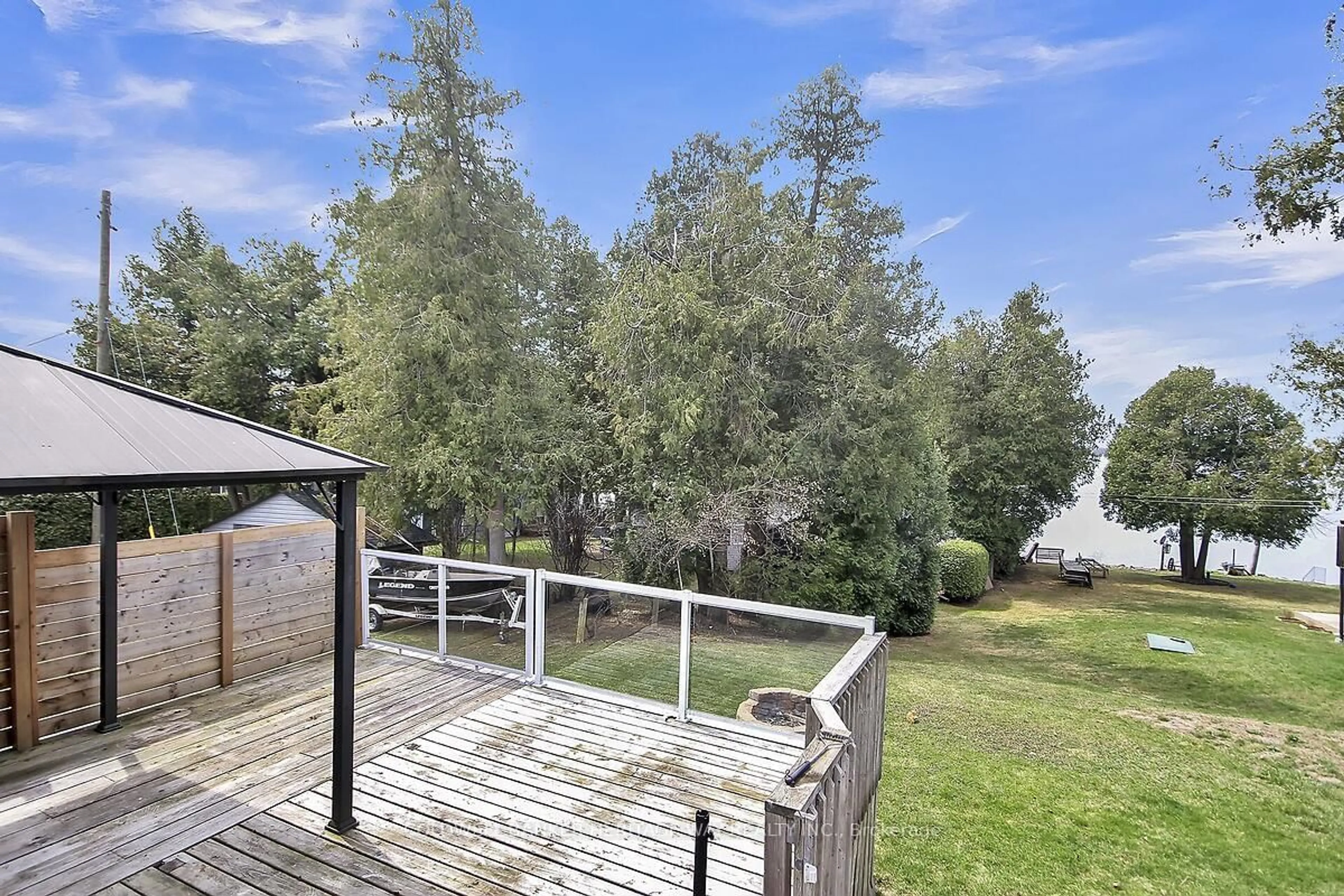 A pic from outside/outdoor area/front of a property/back of a property/a pic from drone, water/lake/river/ocean view for 216 Gardiner Shore Rd, Carleton Place Ontario K7C 0C4