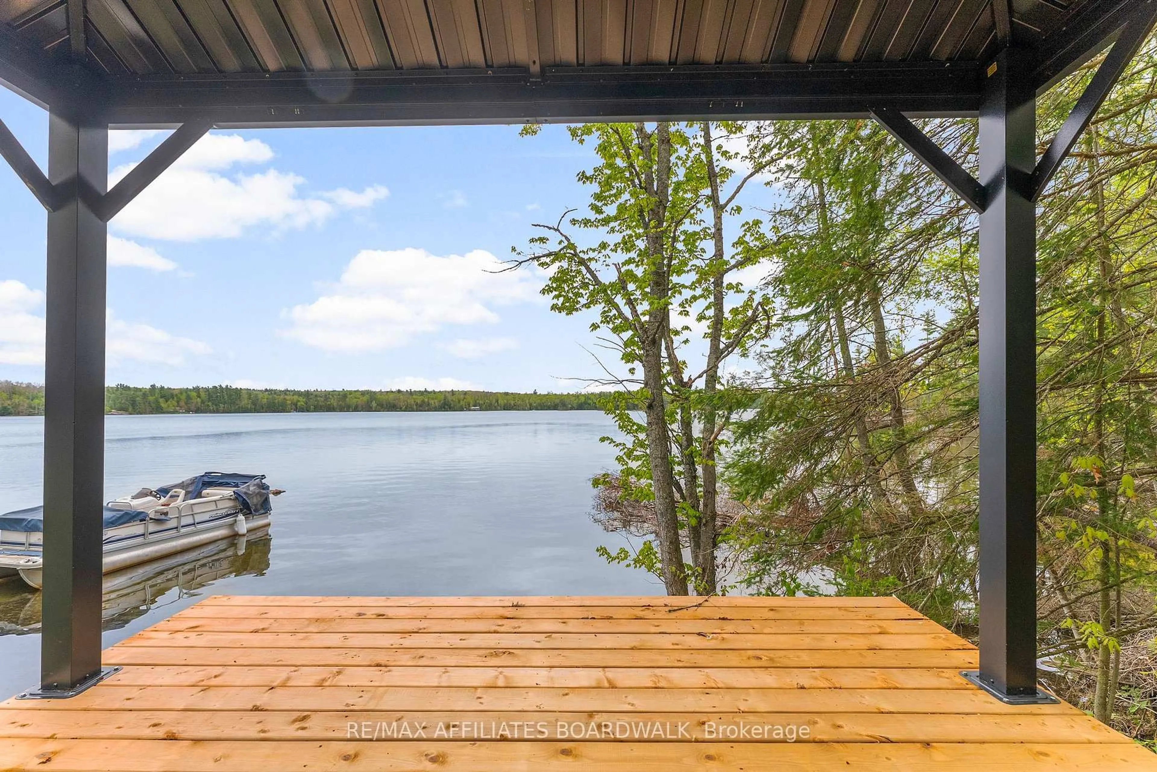 Patio, water/lake/river/ocean view for 593 Mazinaw Lake, Cloyne Ontario K0H 1K0