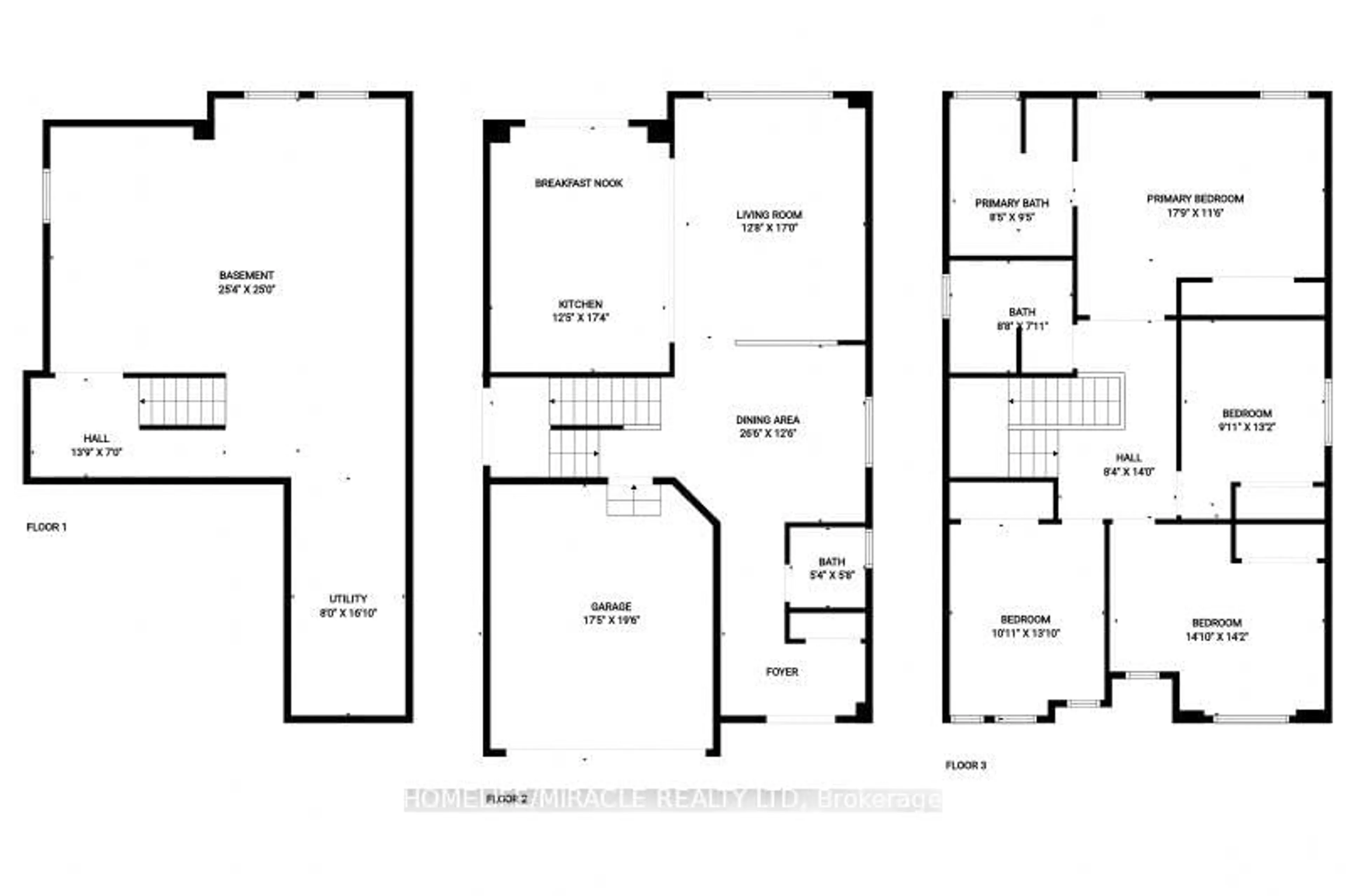Floor plan for 10 Ingalls Ave, Brantford Ontario N3V 0B2