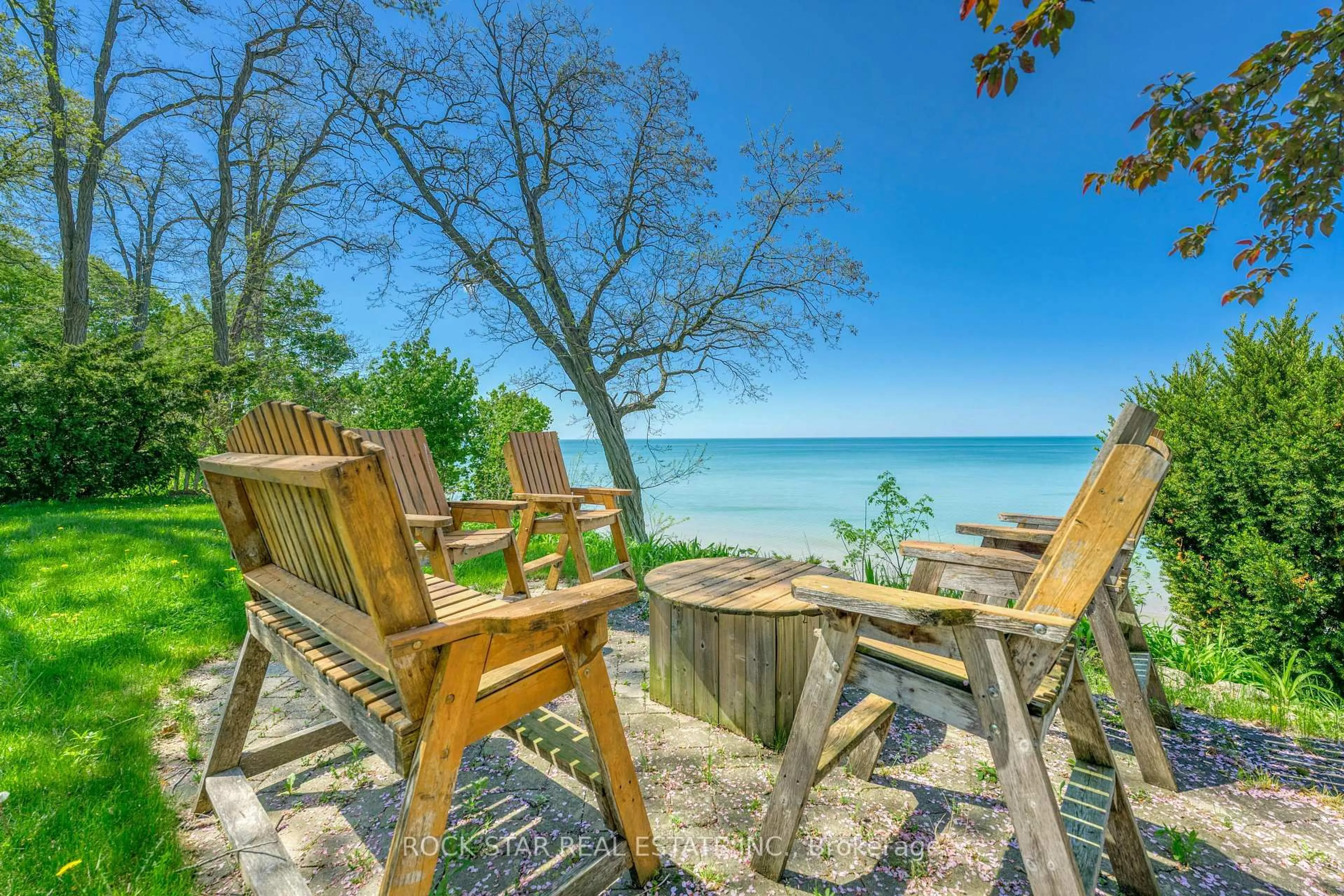 Patio, water/lake/river/ocean view for 3186 Dana St, Plympton-Wyoming Ontario N0N 1E0