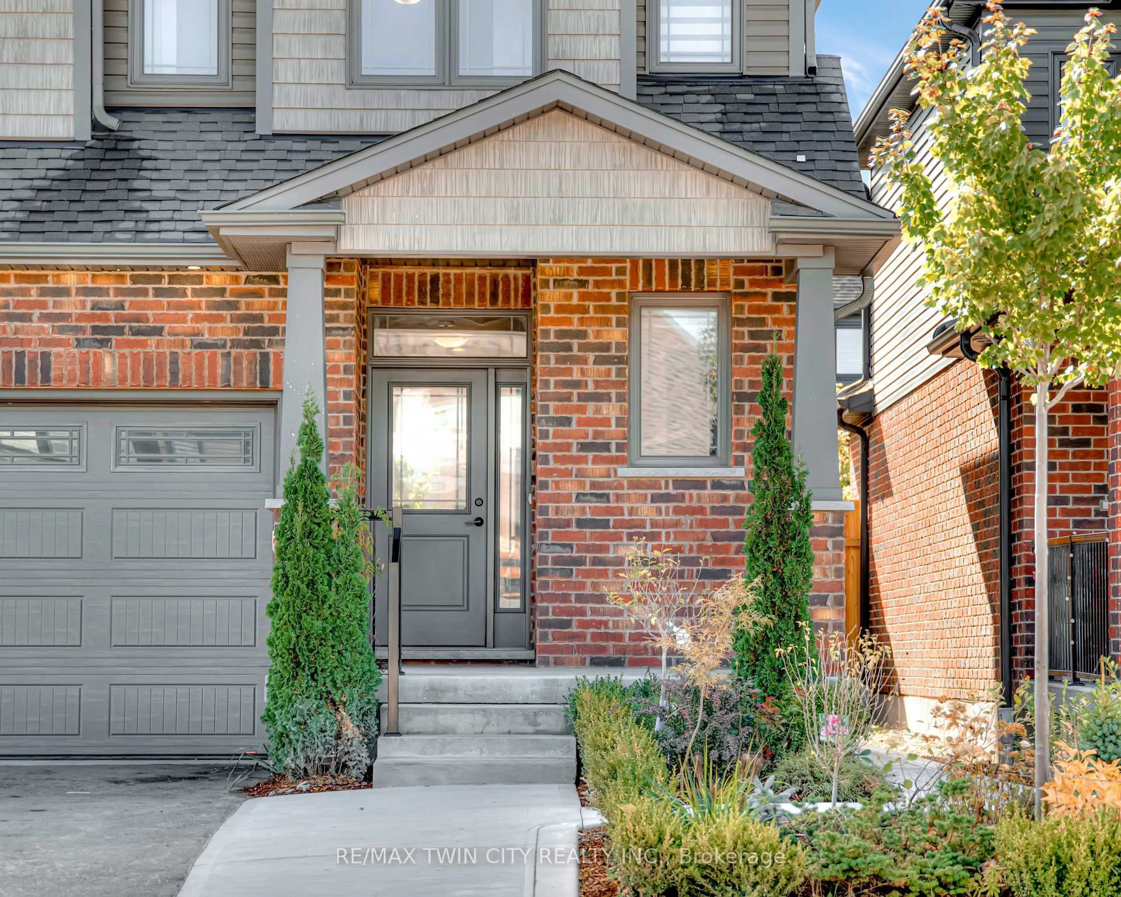 Home with brick exterior material, street for 35 Loxleigh Lane, Woolwich Ontario N0B 1M0