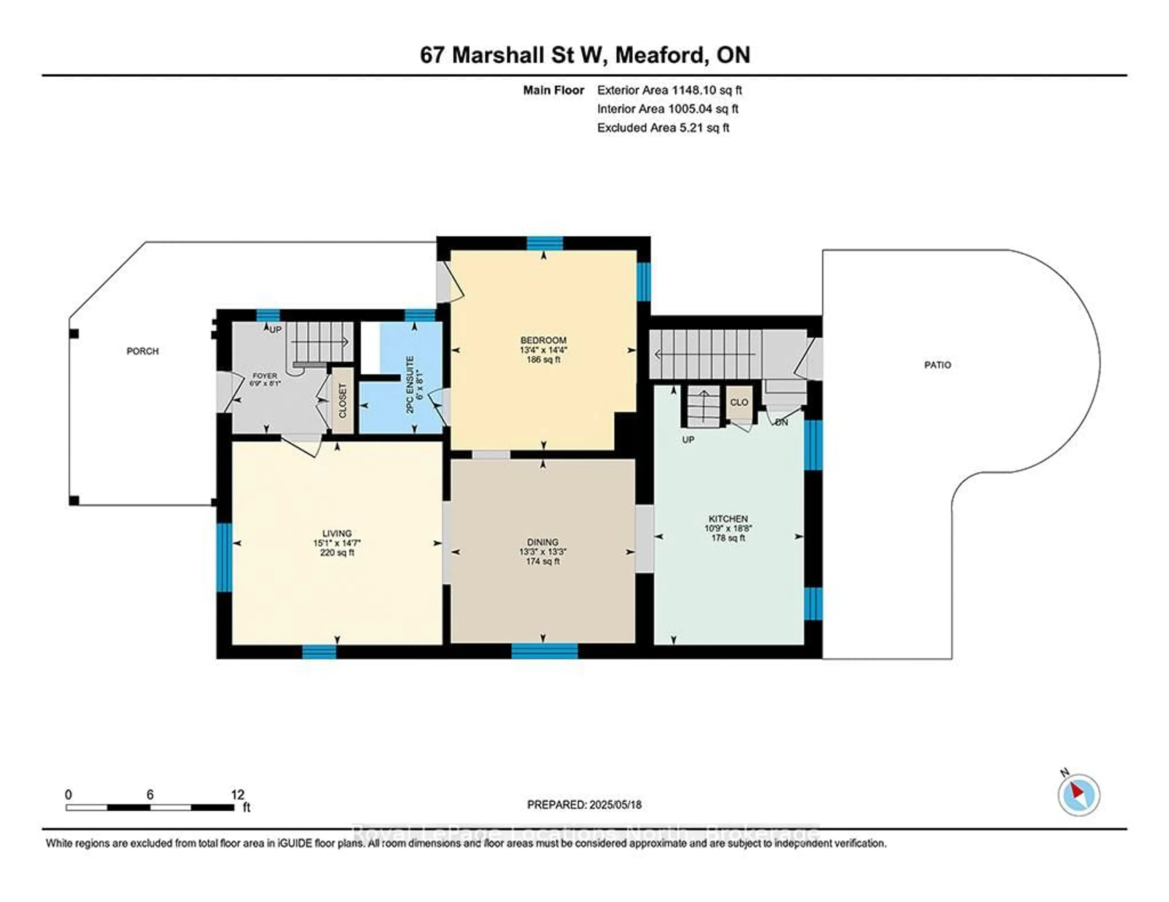 Floor plan for 67 MARSHALL St, Meaford Ontario N4L 1E4