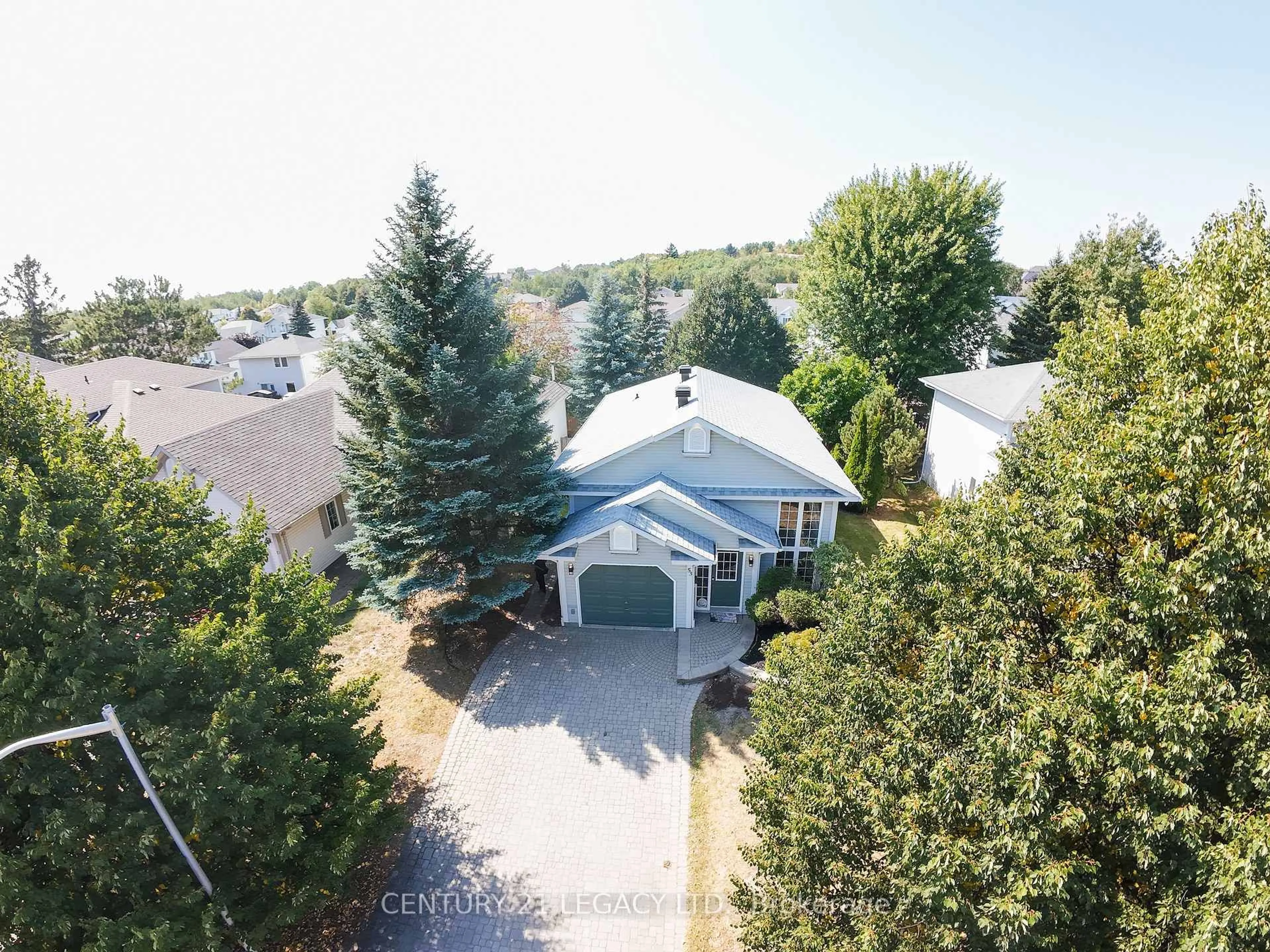 A pic from outside/outdoor area/front of a property/back of a property/a pic from drone, unknown for 53 Pond Hollow Dr, Greater Sudbury Ontario P3E 6B9