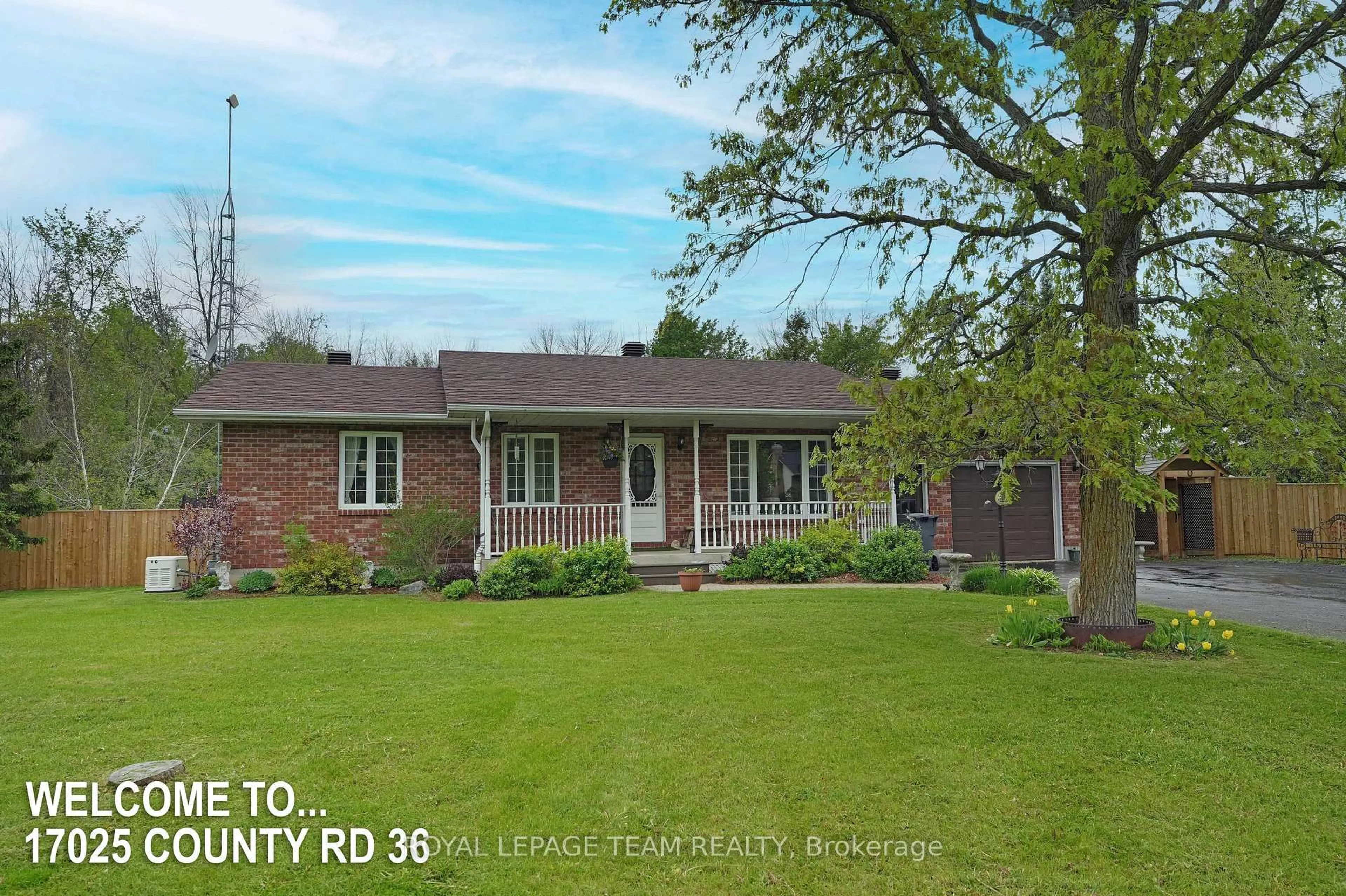 A pic from outside/outdoor area/front of a property/back of a property/a pic from drone, street for 17025 County 36 Rd, South Stormont Ontario K0C 2A0