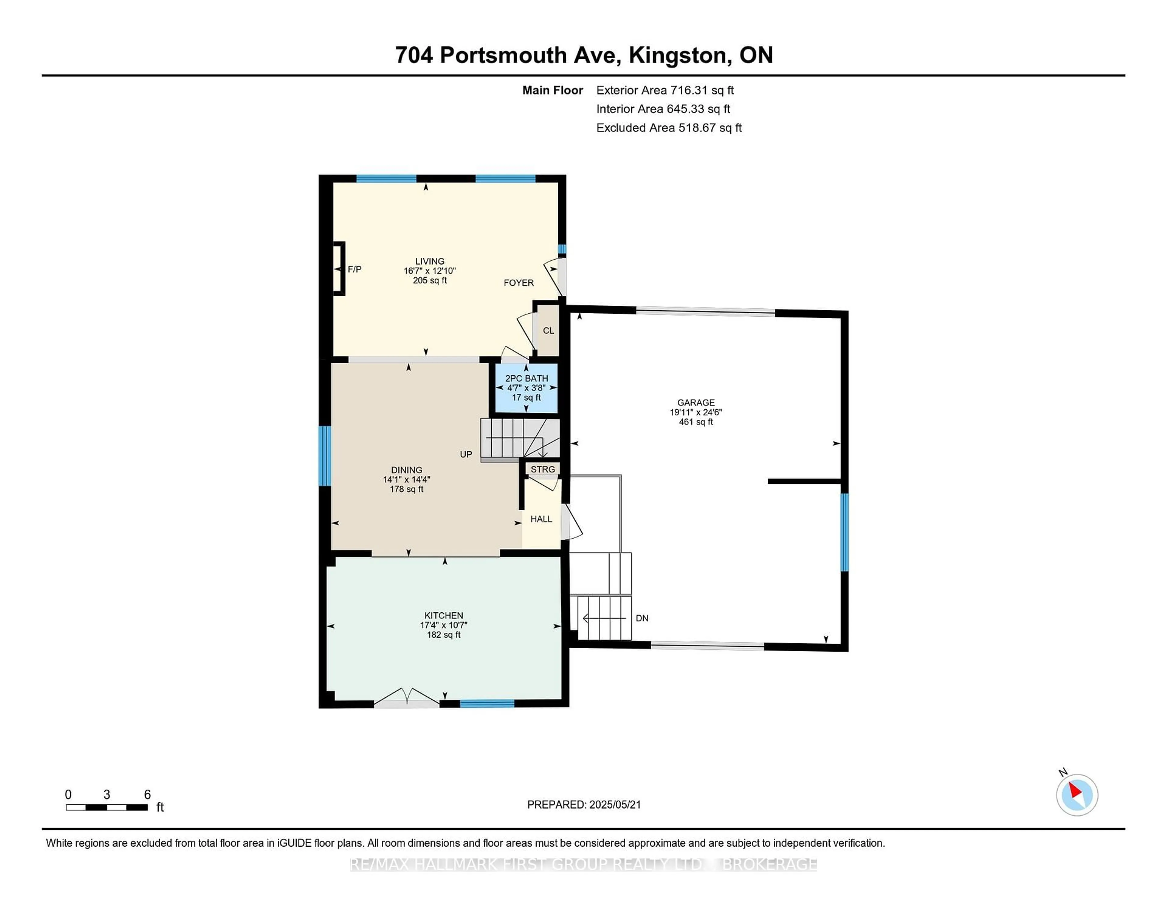 Floor plan for 704 Portsmouth Ave, Kingston Ontario K7M 1W5