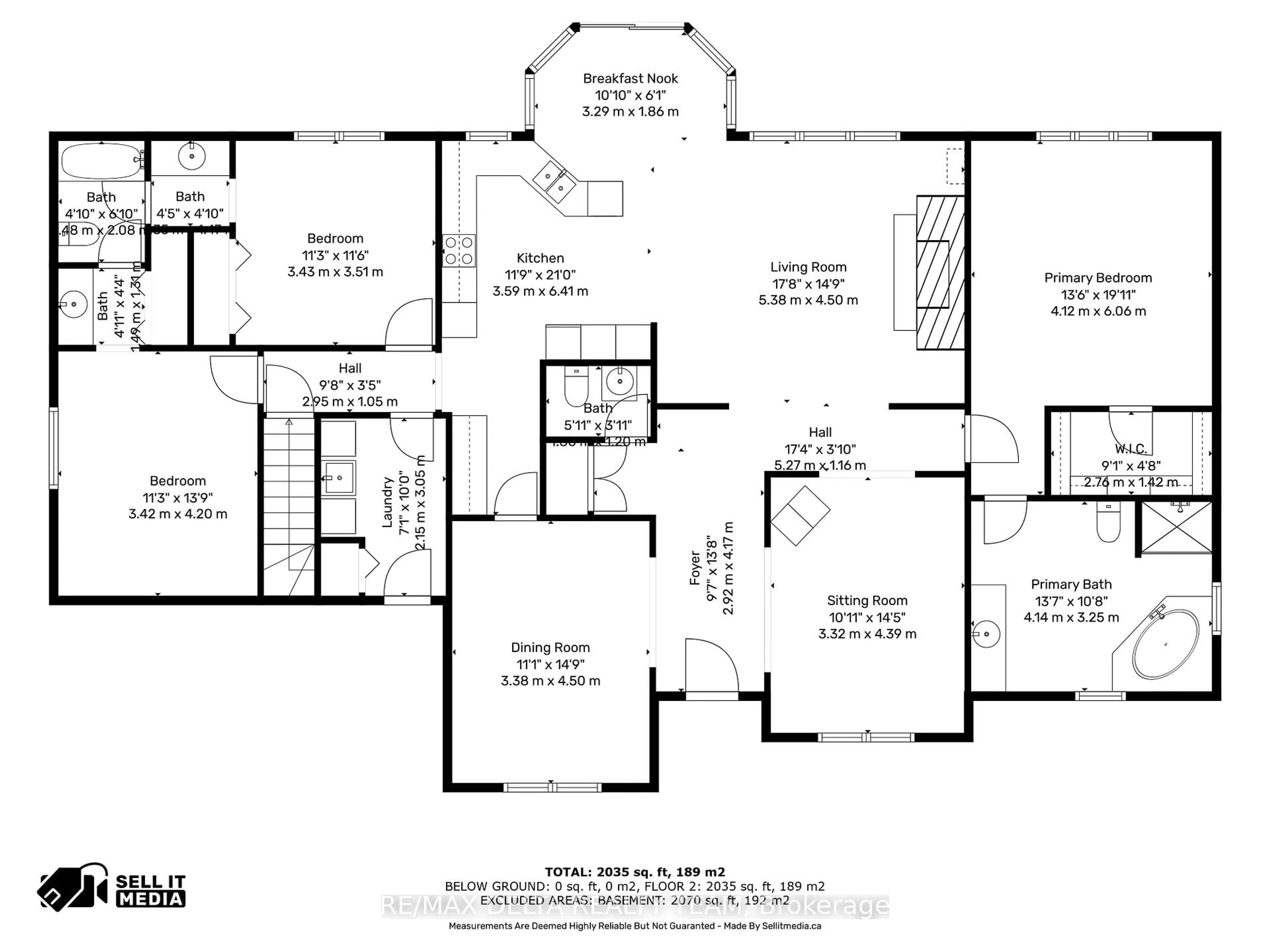 Floor plan for 6316 Elkwood Dr, Ottawa Ontario K4P 1N1